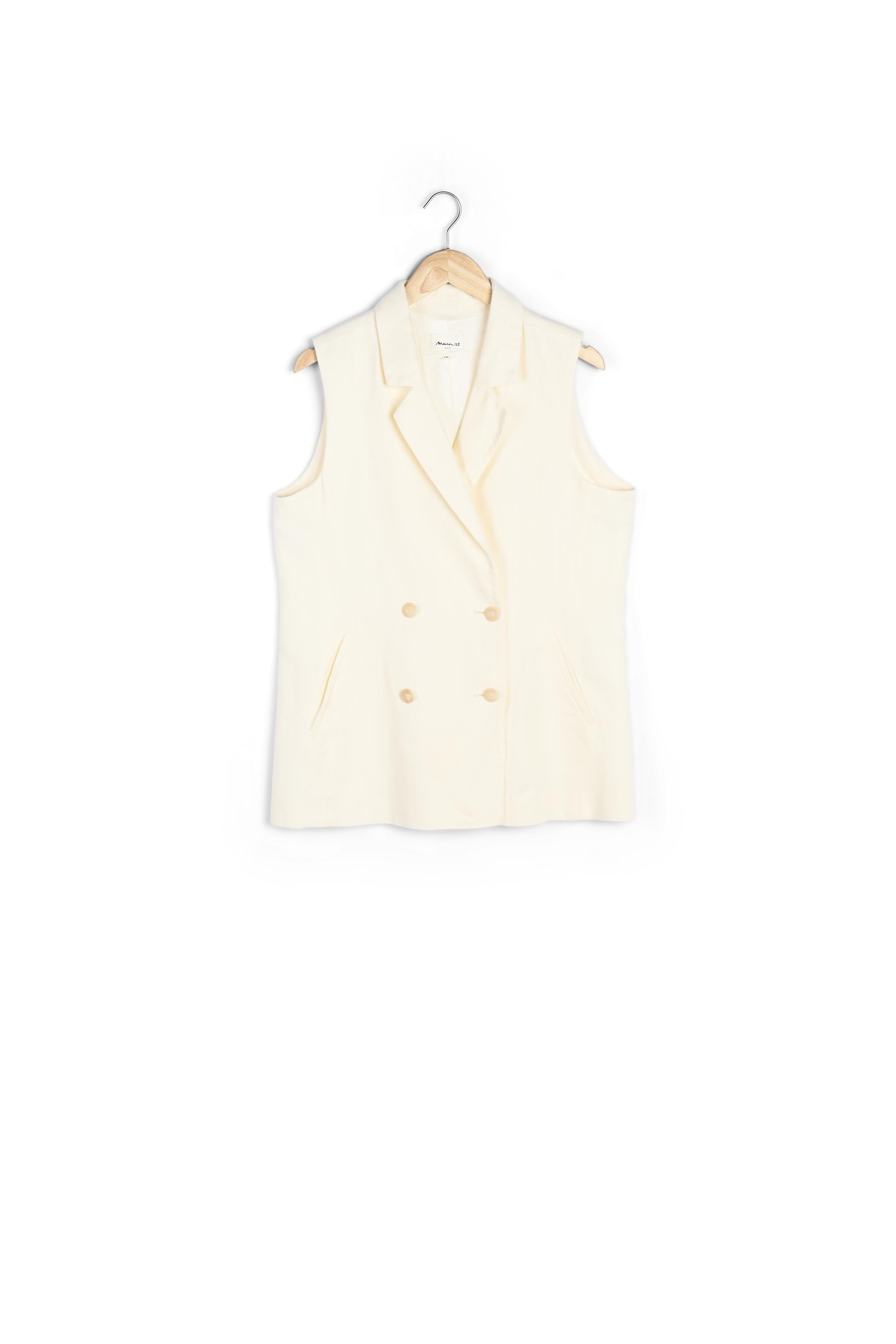 Veste de tailleur sans manches Dava Faume - seconde main