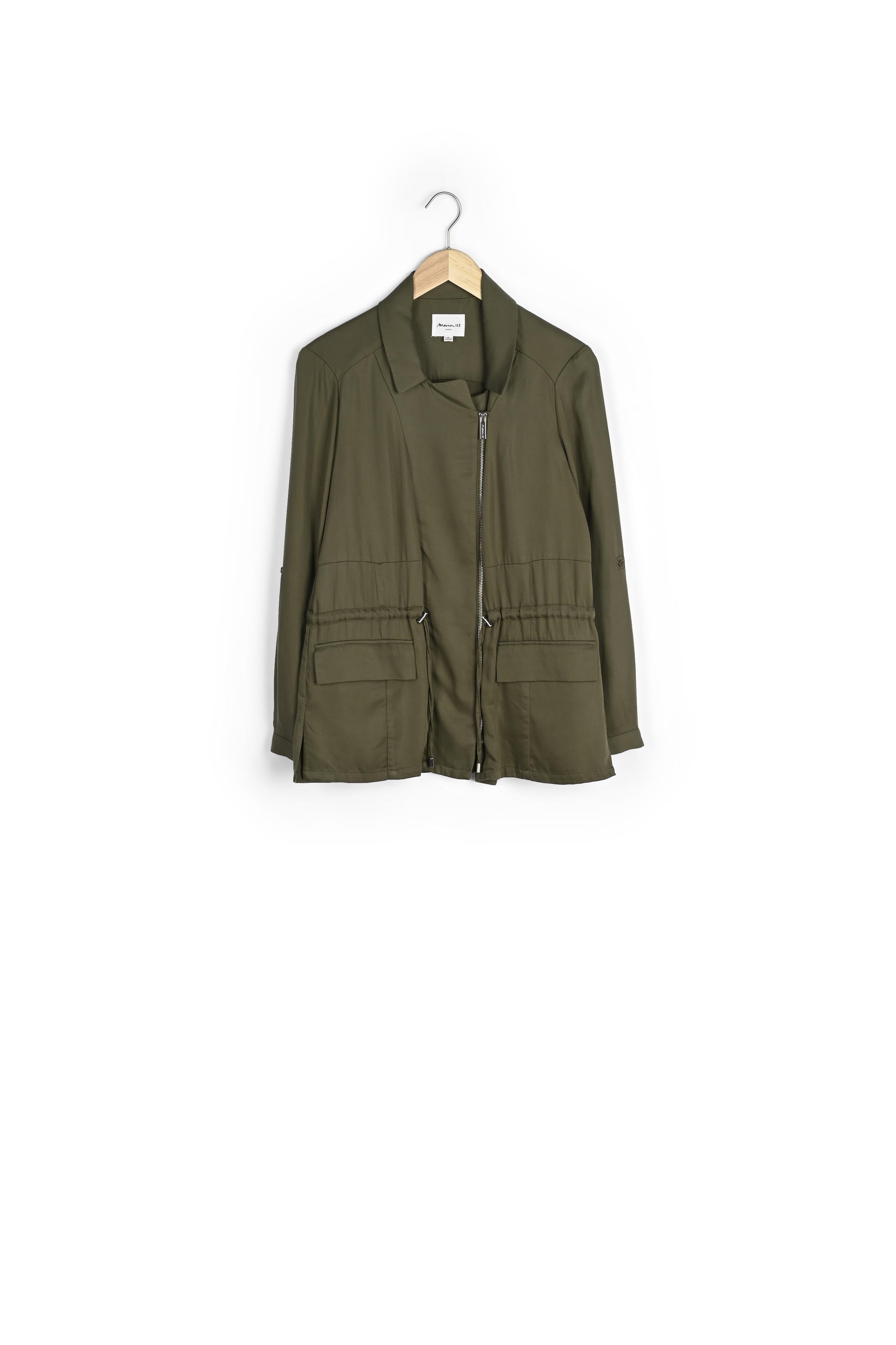 Veste kaki en tencel Lucie Faume - seconde main