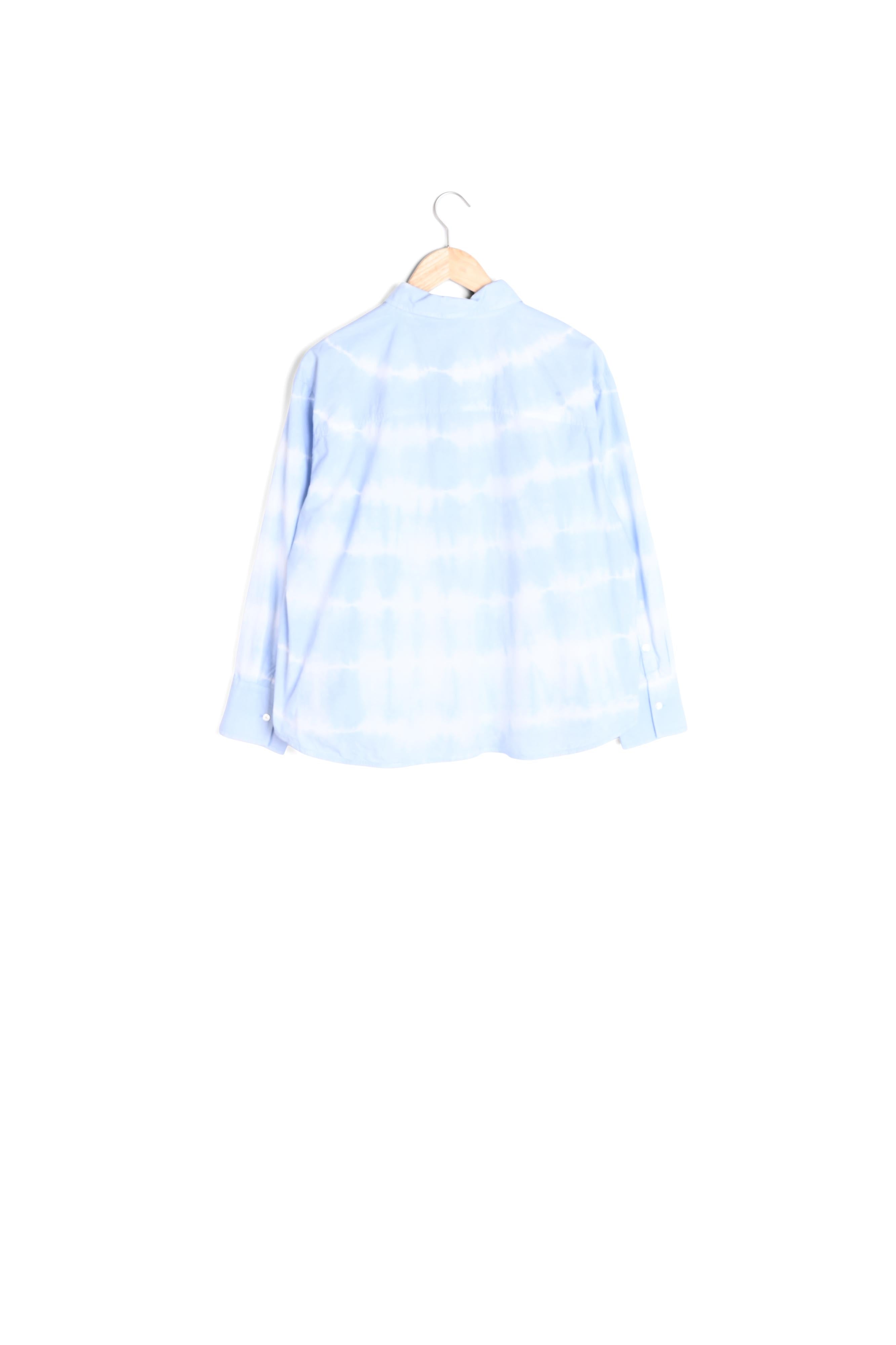 Chemise tie and dye coton lavande Loren Faume - seconde main