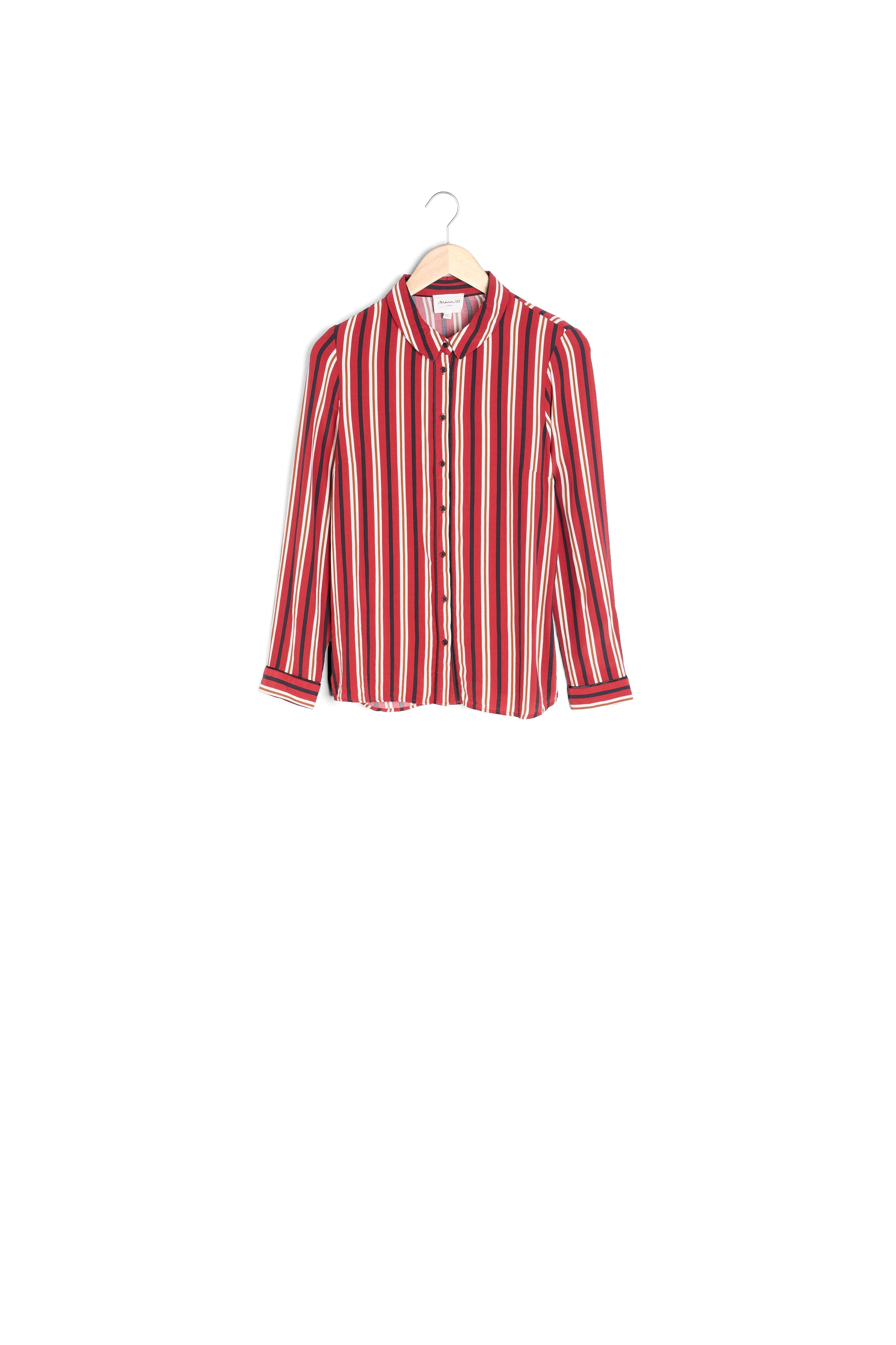 Chemise rouge rayée Minsk Faume - seconde main