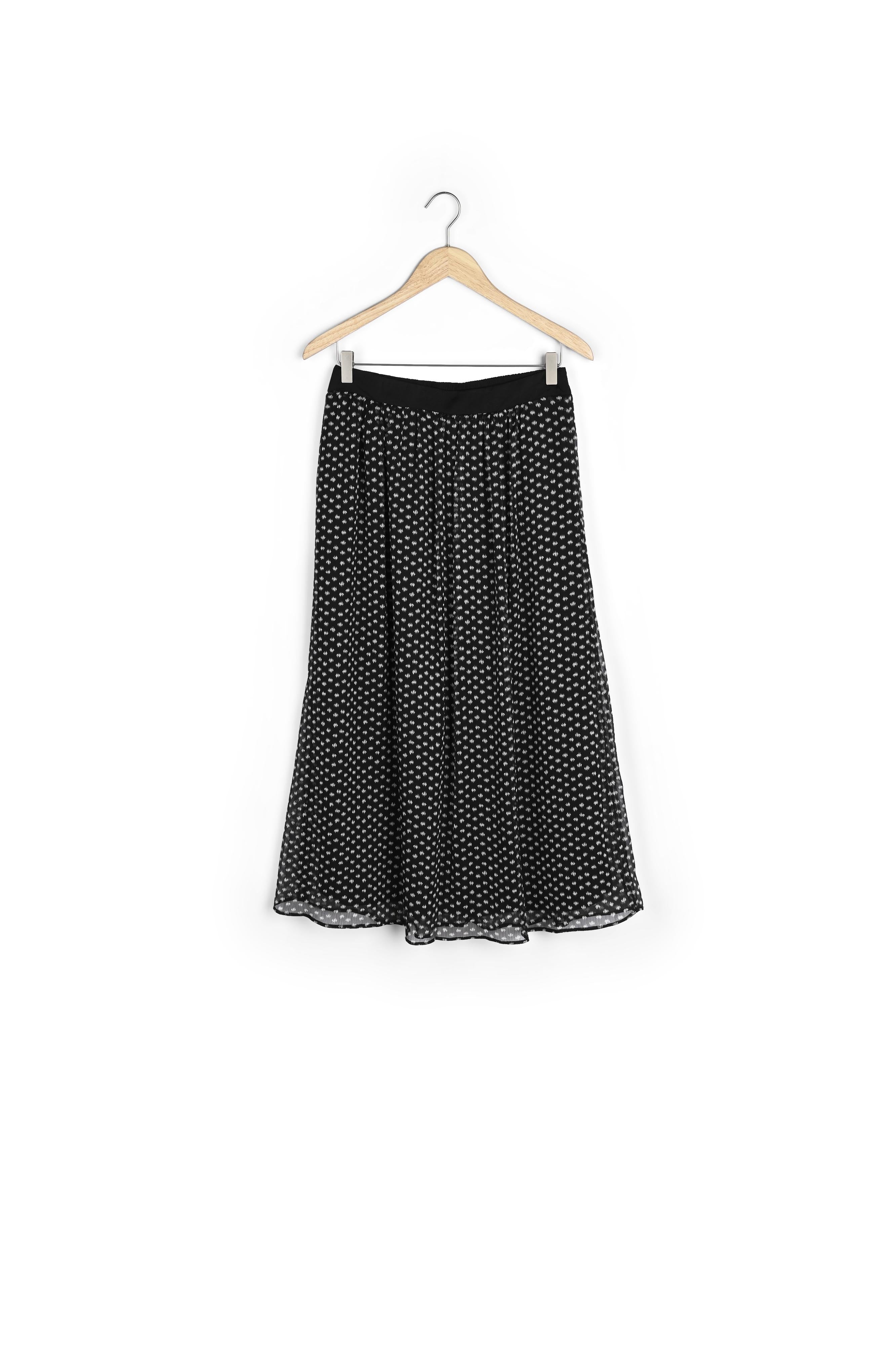 Jupe longue imprimé pois Benny Faume - seconde main