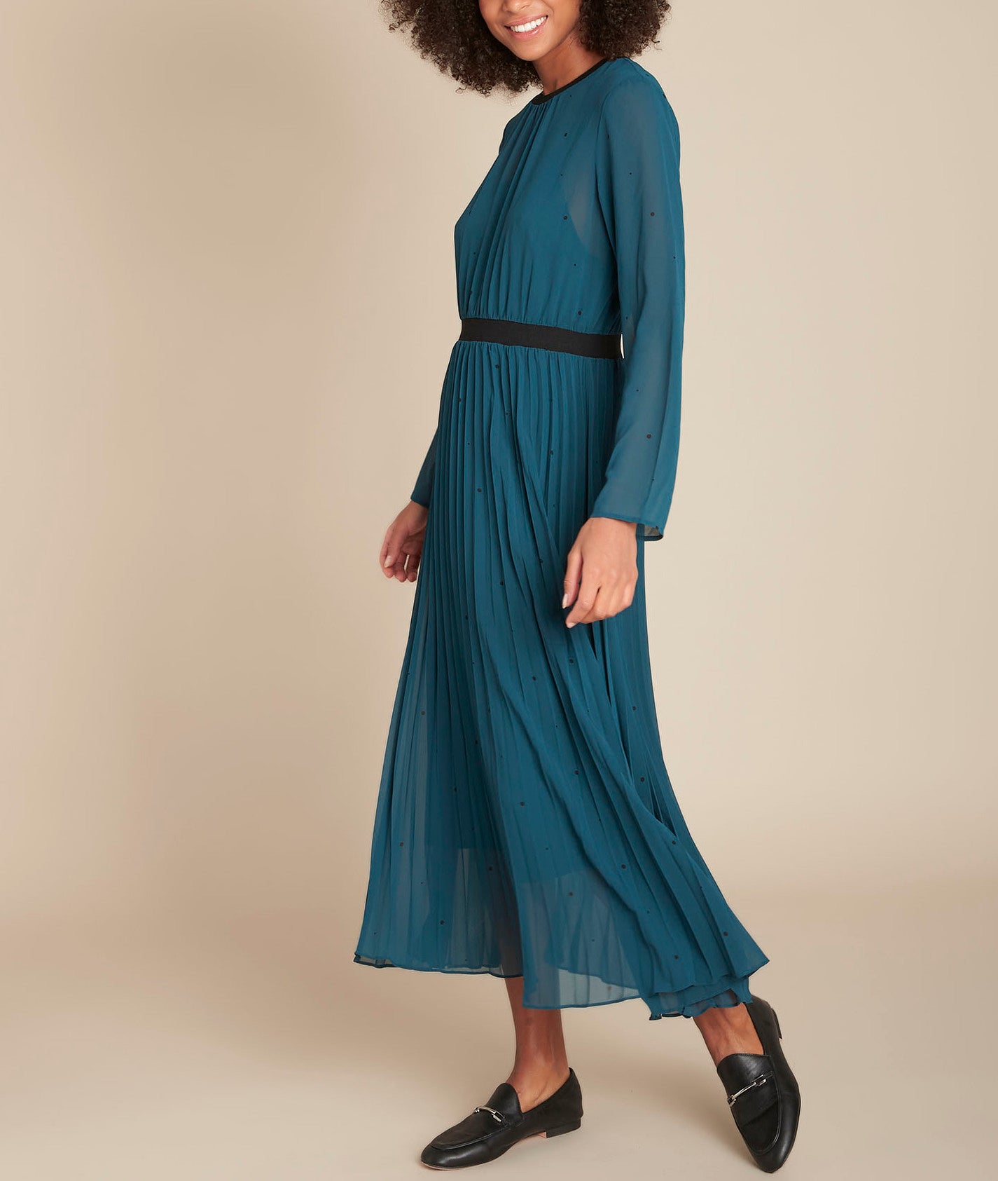 Robe longue plissée cyprès Iola Faume - seconde main