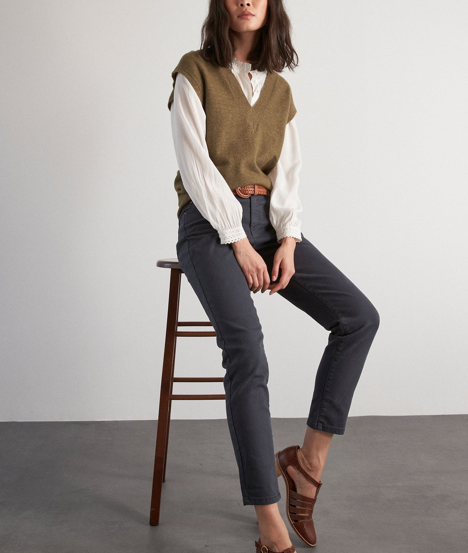 Jean chino Cachou Faume - seconde main