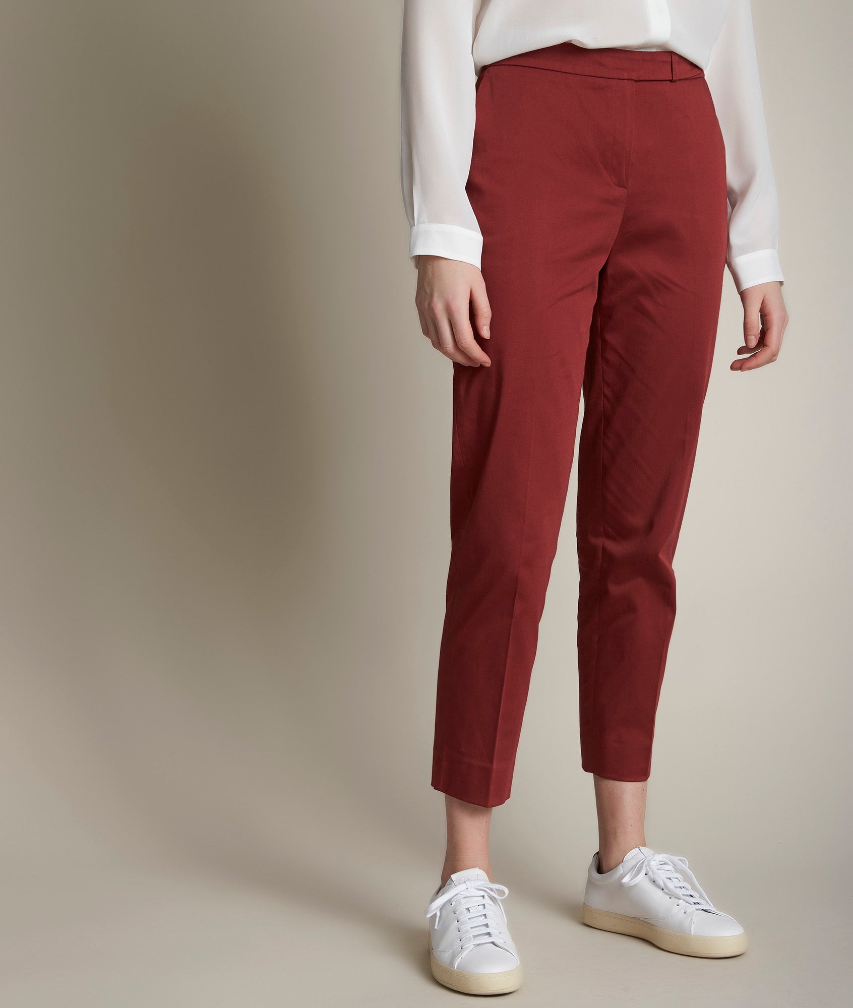 Pantalon cigarette porto Rubis Faume - seconde main