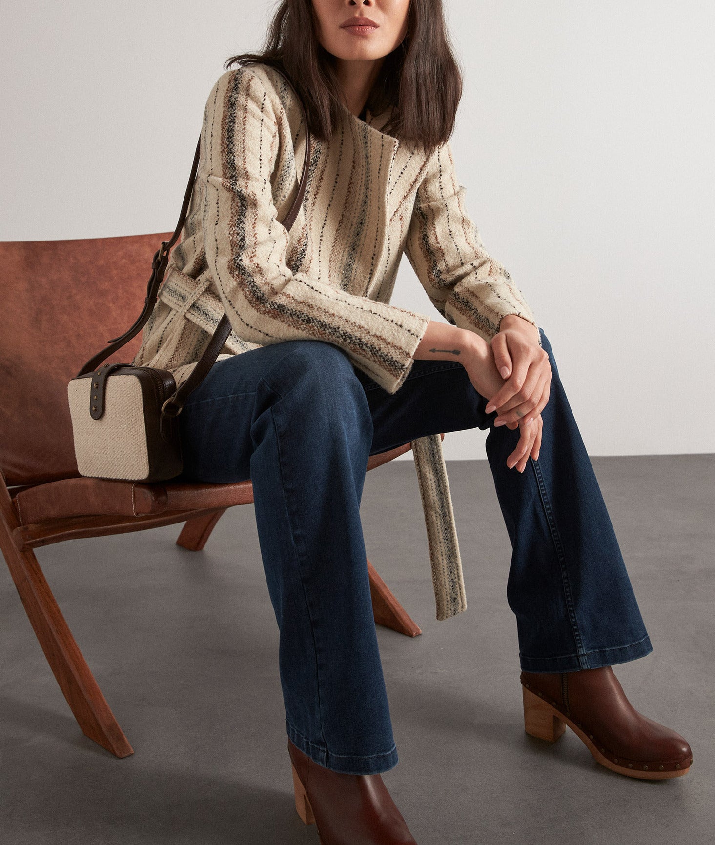 Manteau en laine Romane Faume - seconde main