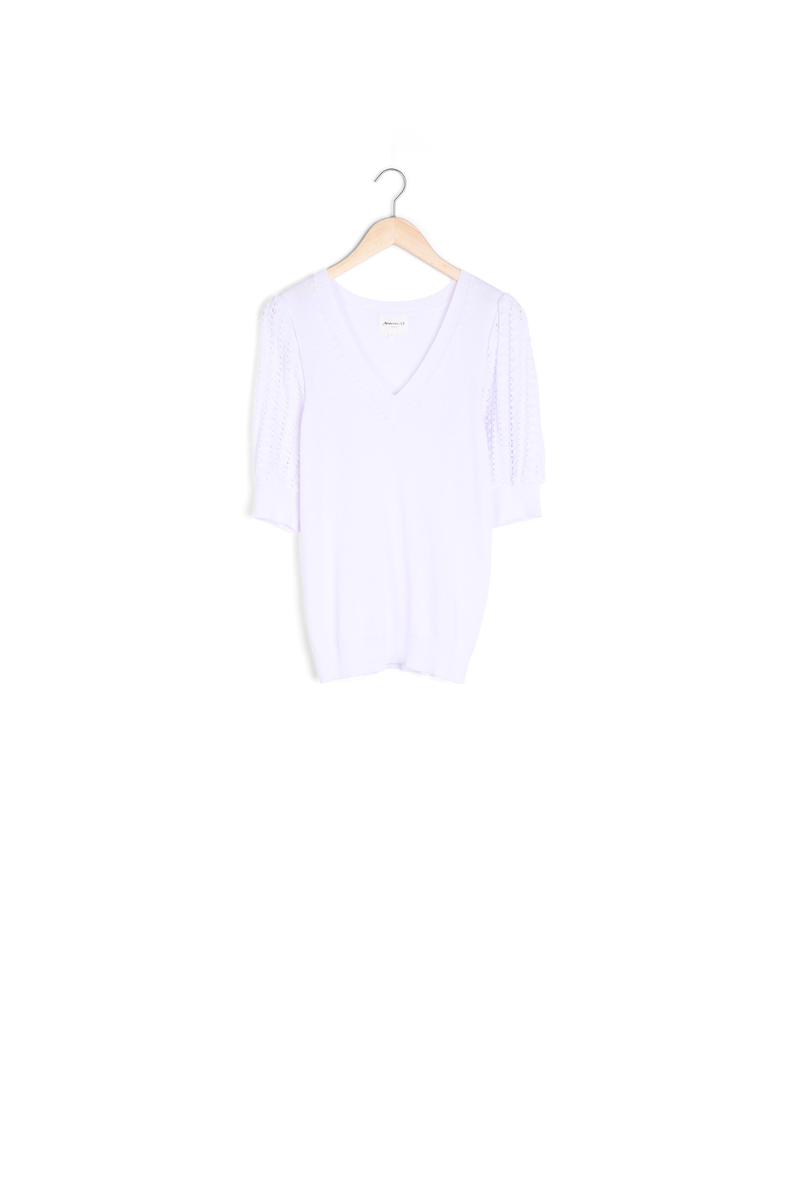 Pull à manches courtes blanc Phoenix Faume - seconde main