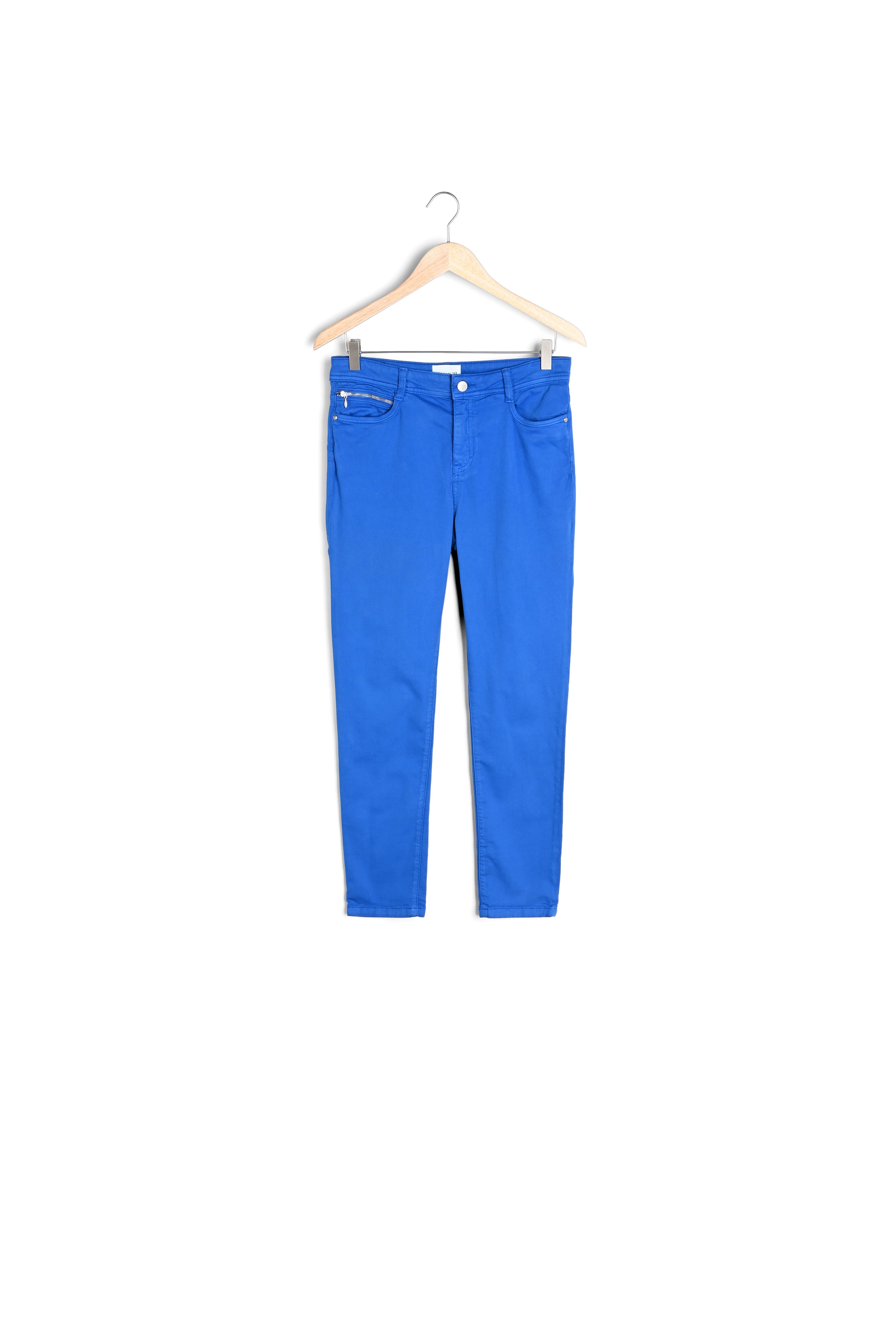 L'Iconique satin de coton bleu cobalt Sultan Faume - seconde main