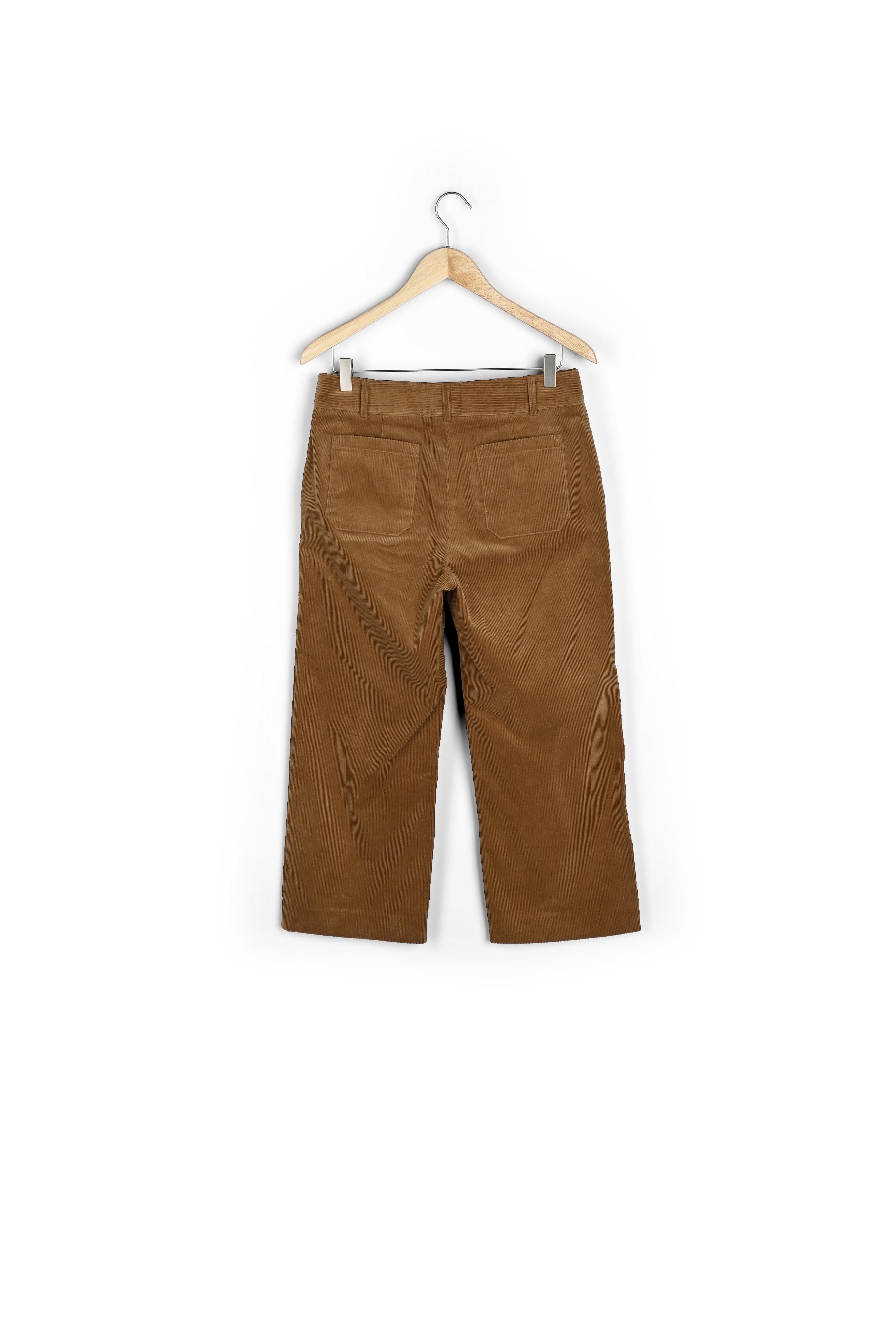 Pantalon flare cropped Minako Faume - seconde main