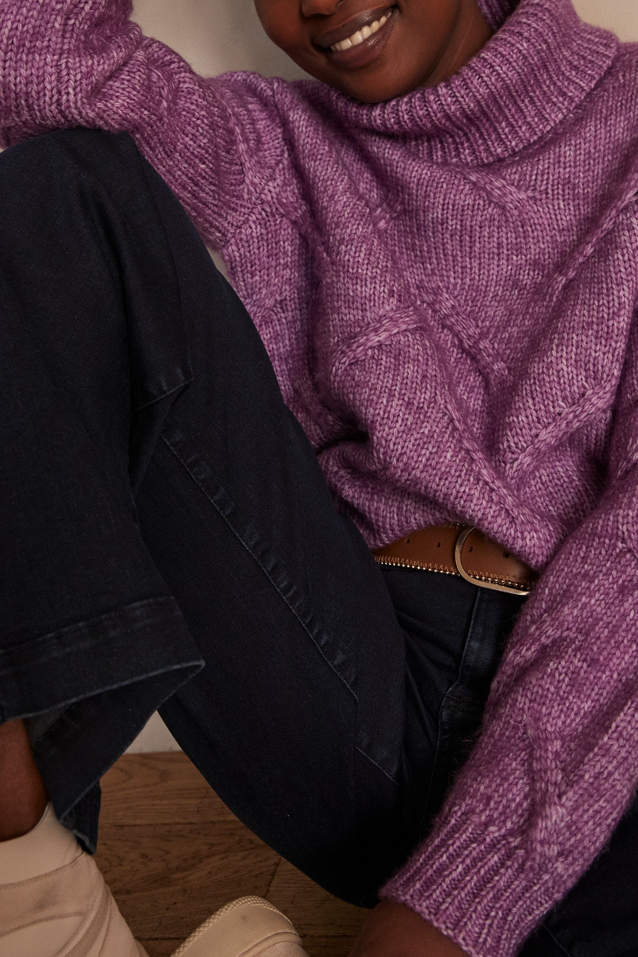 Pull à col roulé Leo Faume - seconde main