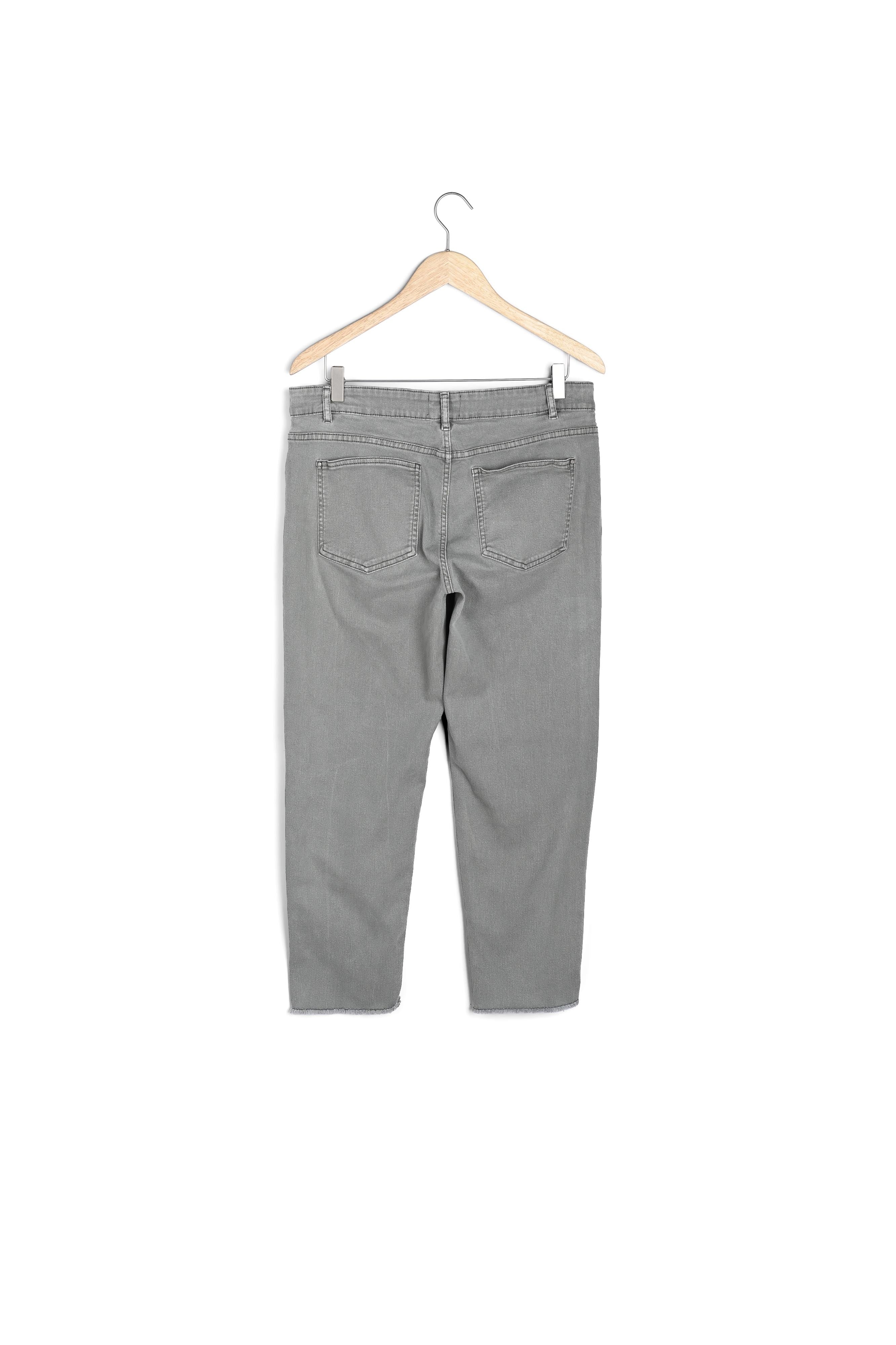 Jean en coton kaki clair Pearl Faume - seconde main