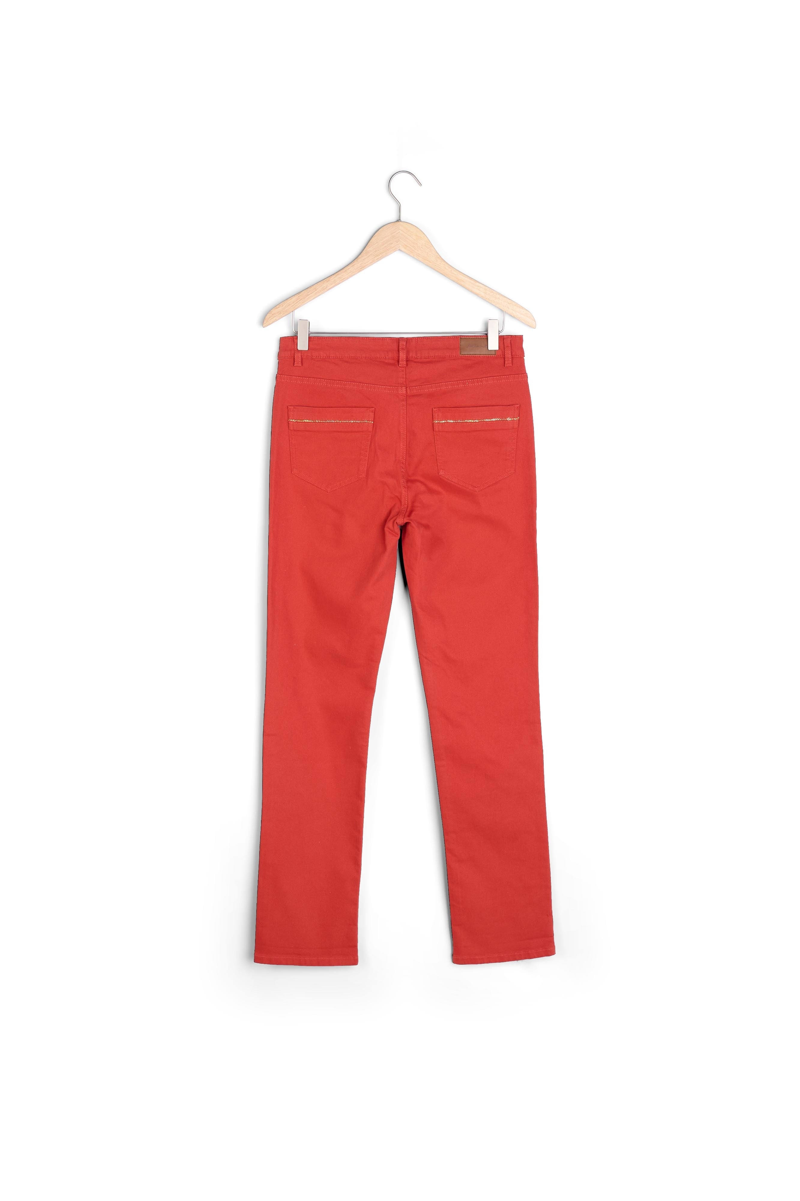 L'Original 123 : jean droit brique Sonia Faume - seconde main