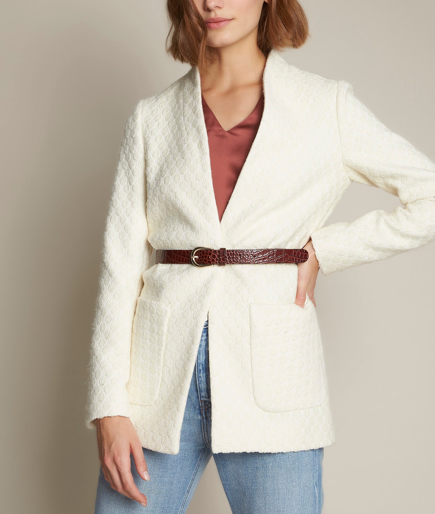 Blouse en soie Emilienne Faume - seconde main