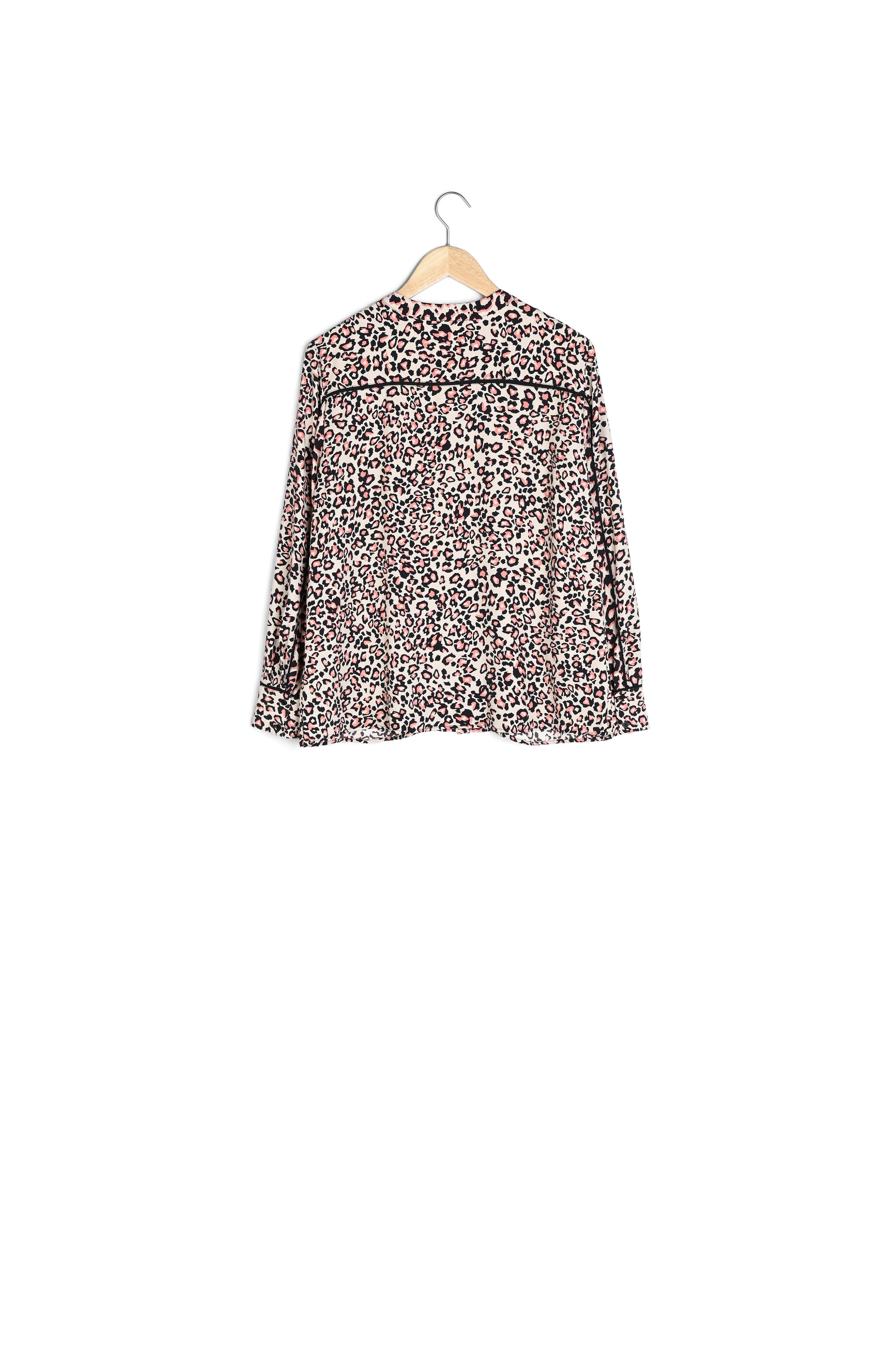 Blouse imprimé peau de bête Menda Faume - seconde main