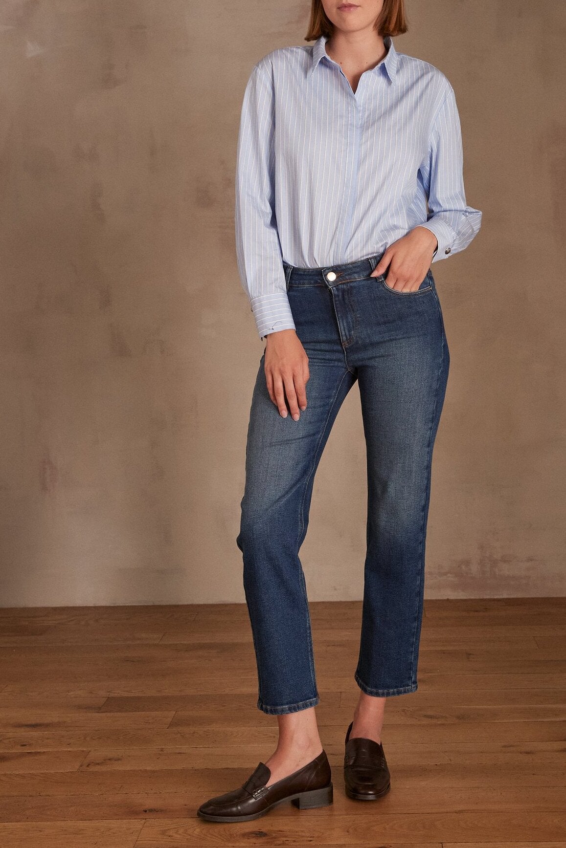 Jean droit LILOU Faume - seconde main