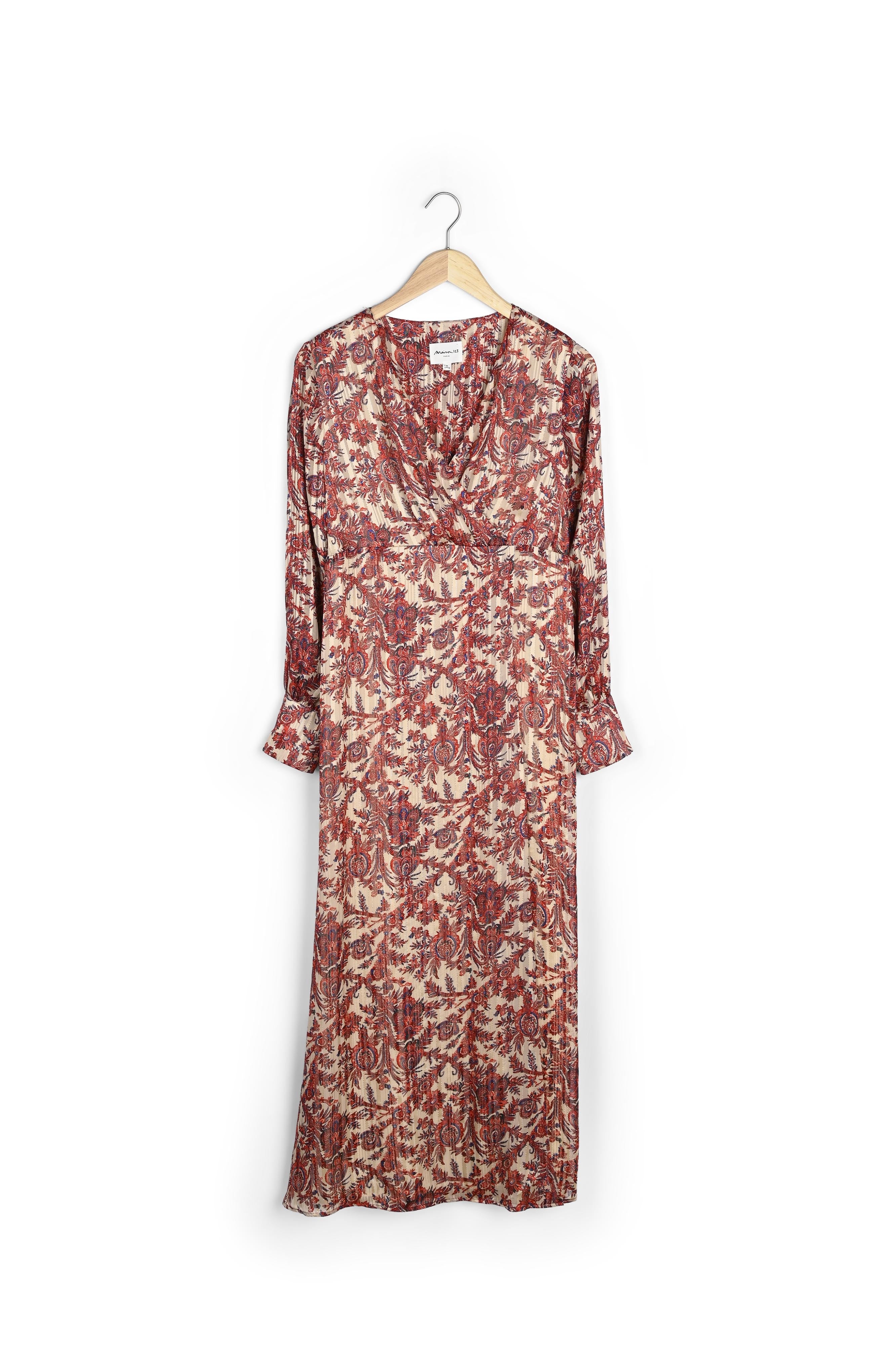 Robe longue imprimée bohème Cathel Faume - seconde main