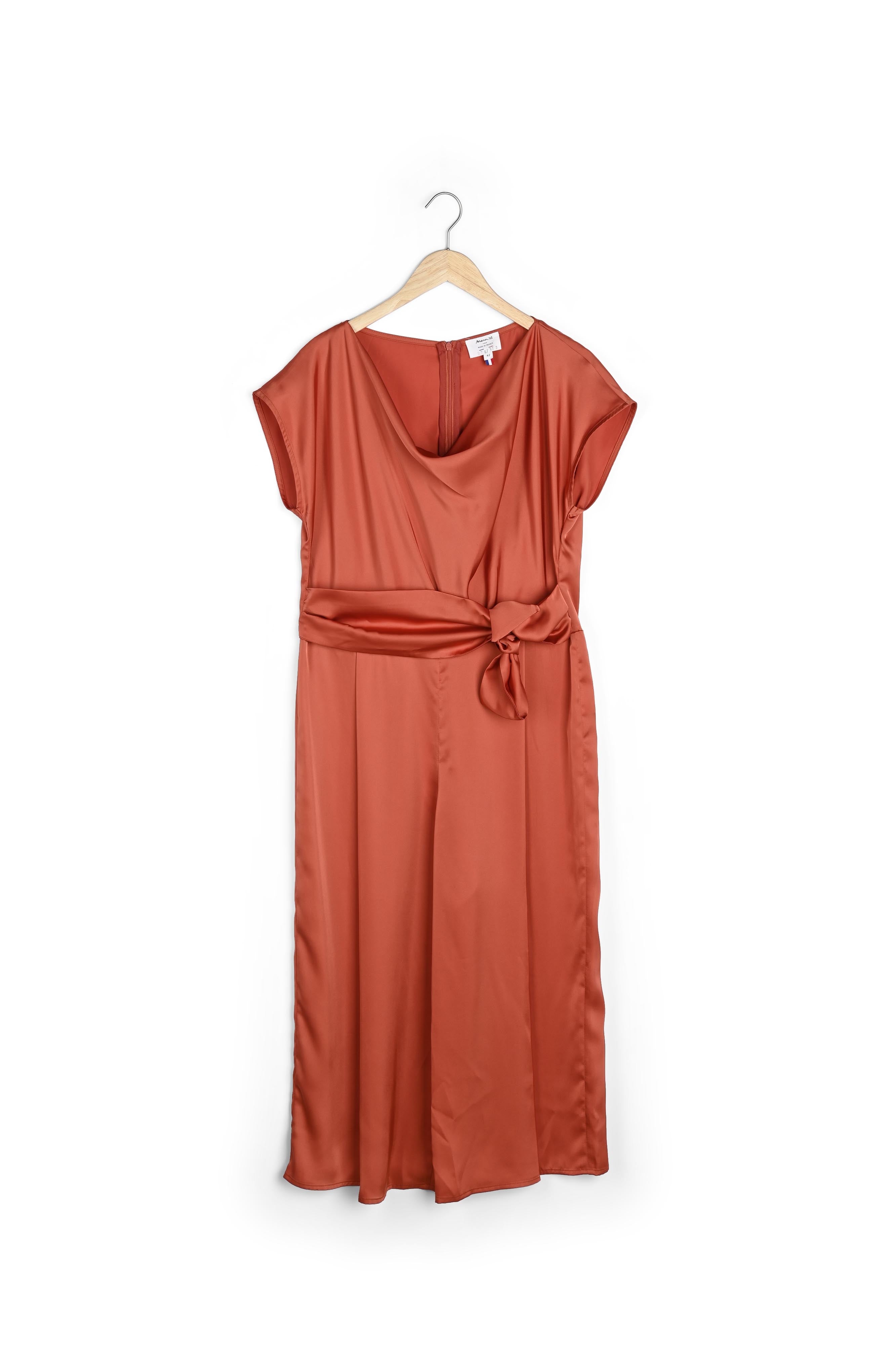 Combinaison rouille fluide satinée Holy Faume - seconde main