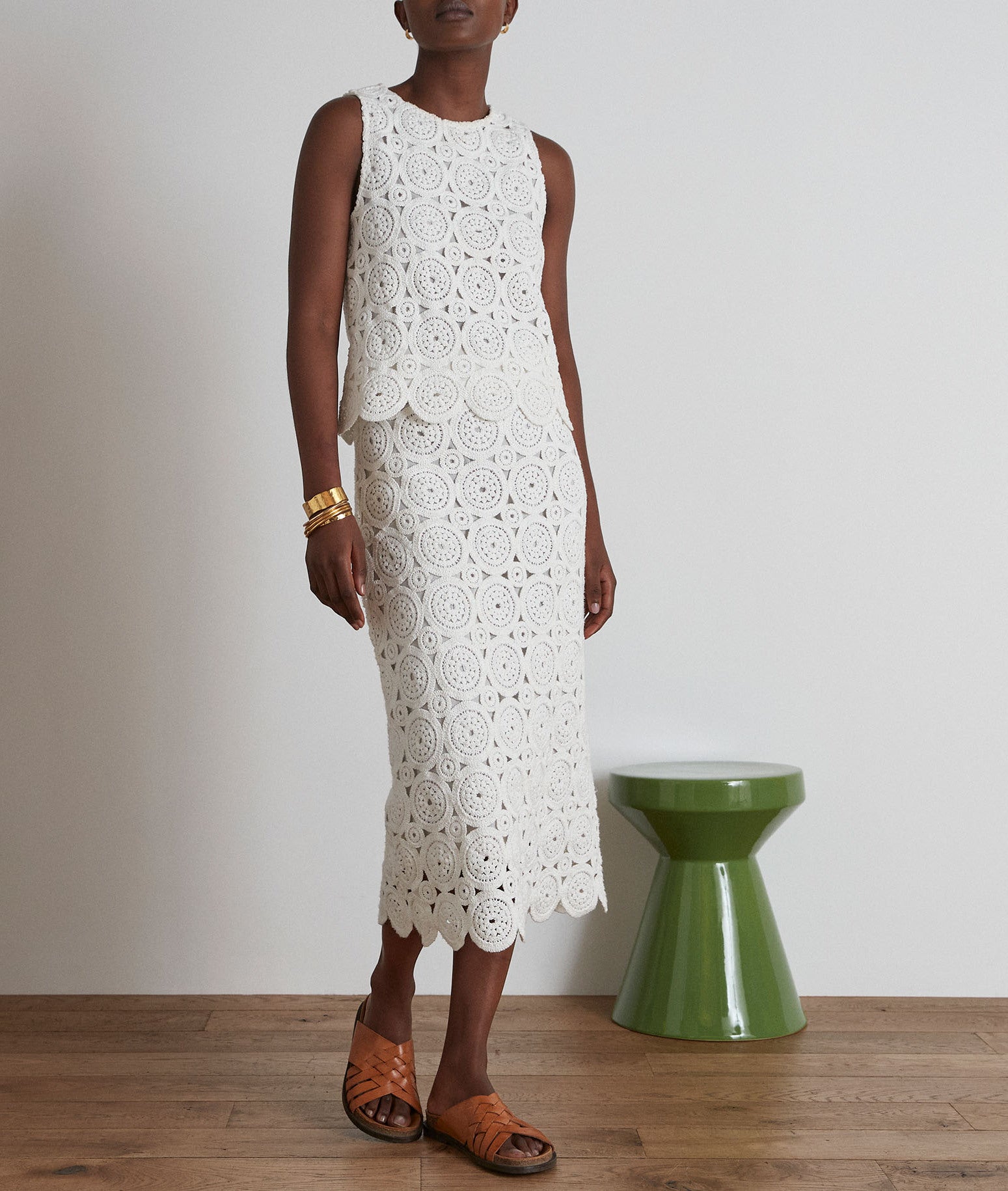 Top en crochet Lily Faume - seconde main