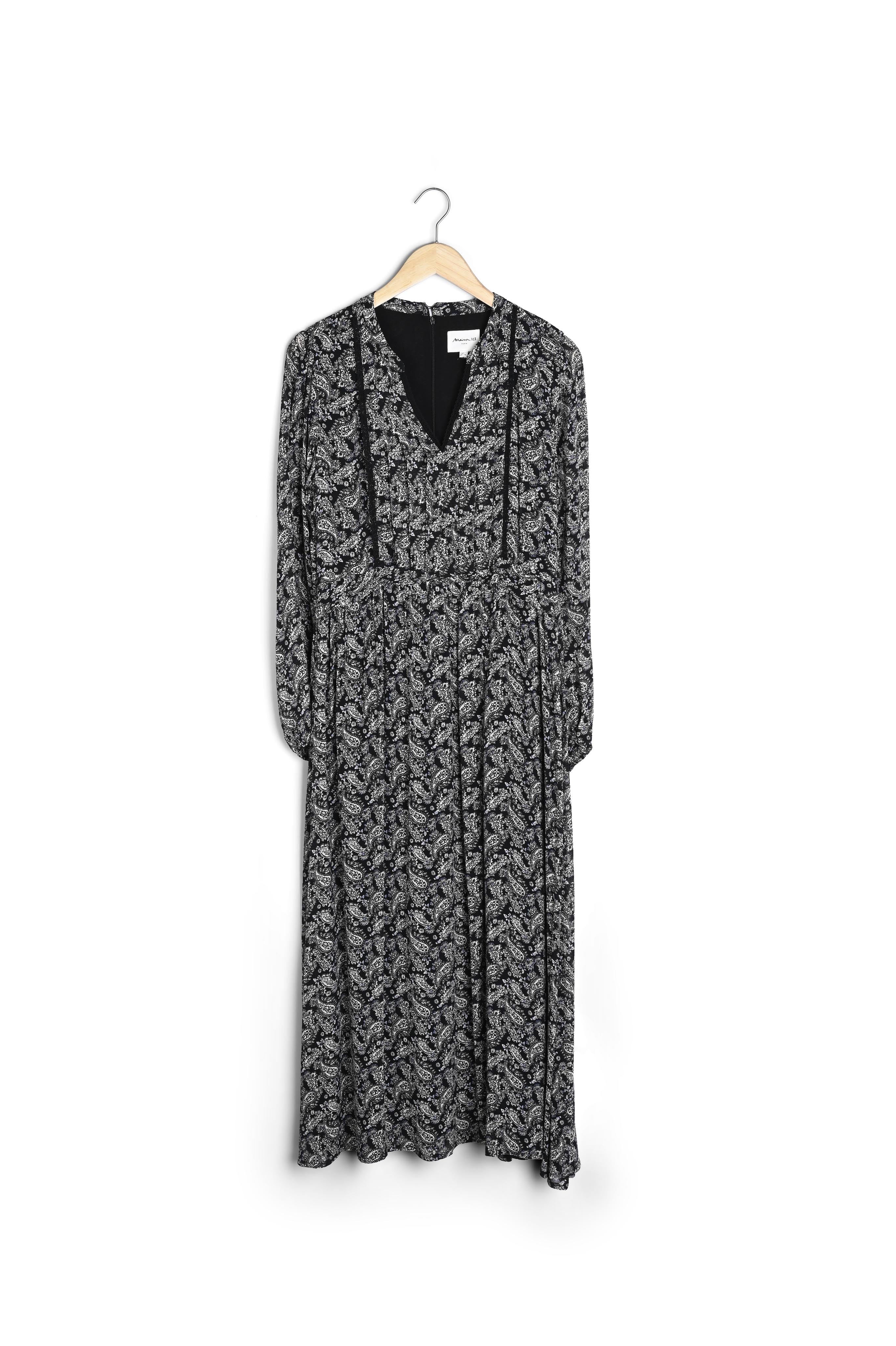 Robe longue imprimé cachemire Lea Faume - seconde main