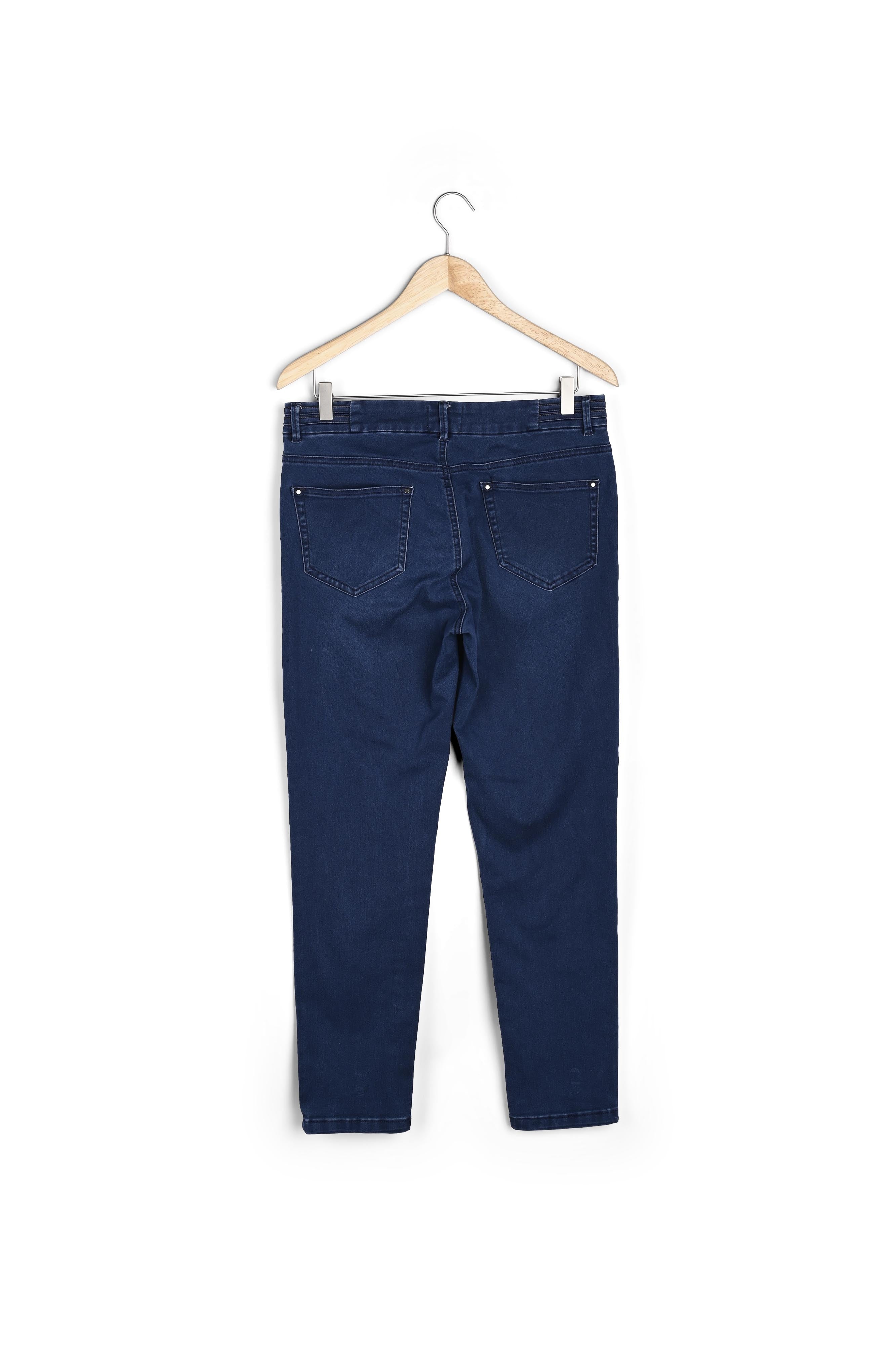 Jean slim en coton bleu foncé BABETH Faume - seconde main