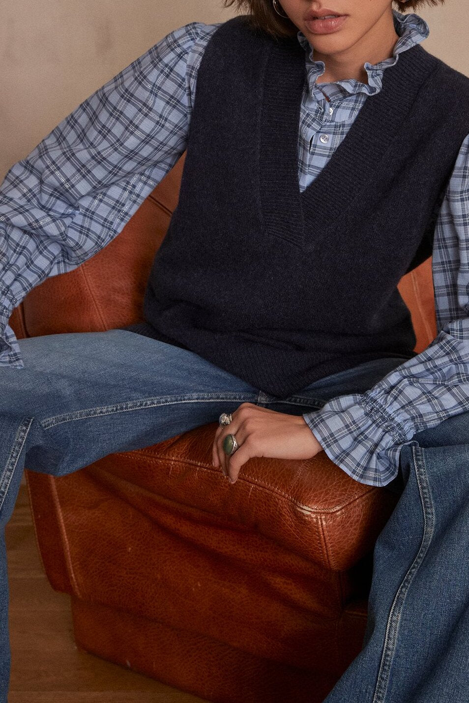 Pull sans manches ARISTIDE Faume - seconde main