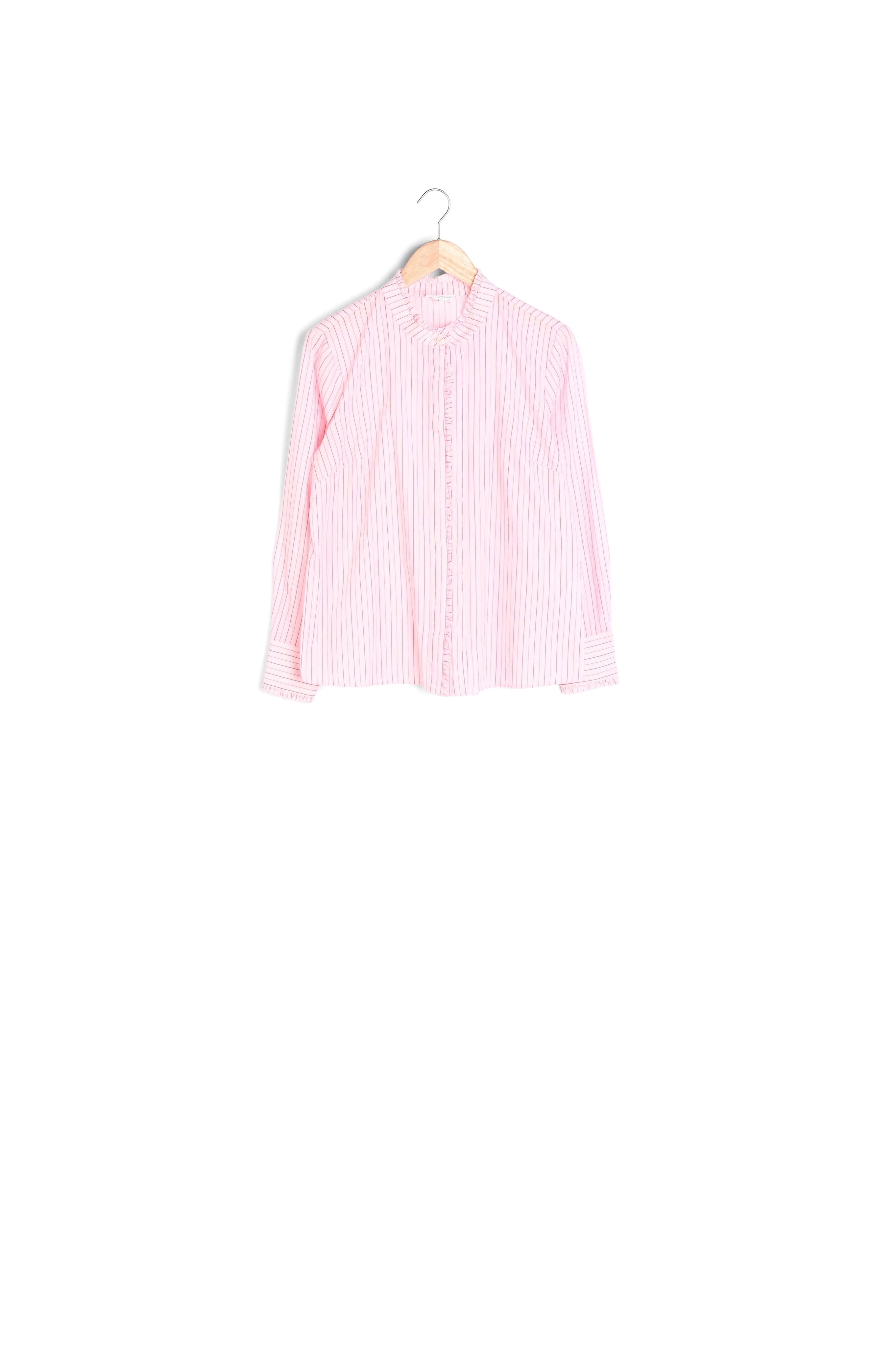 Chemise rayée poudre Tonia Faume - seconde main