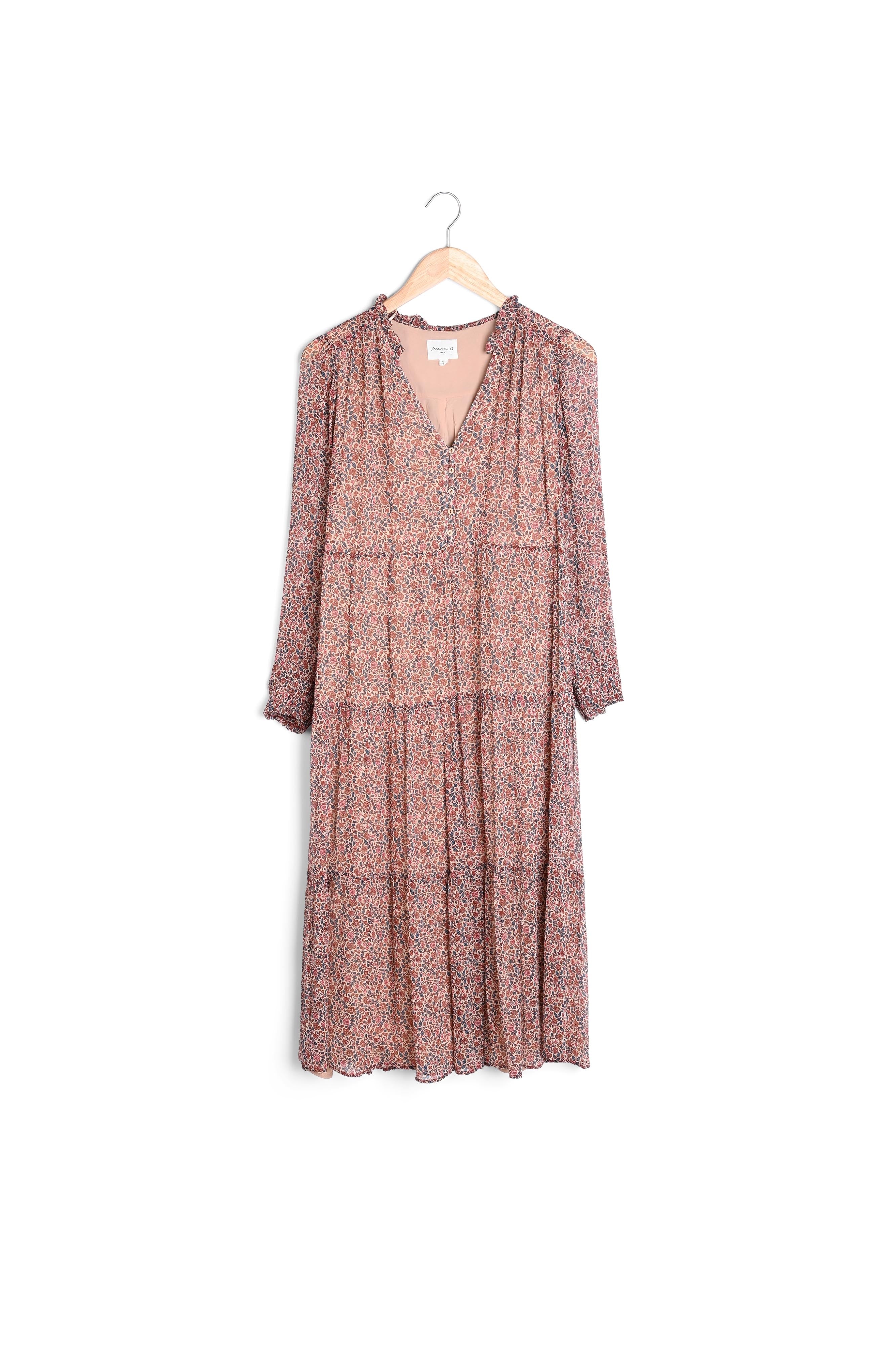 Robe longue imprimée Nada Faume - seconde main