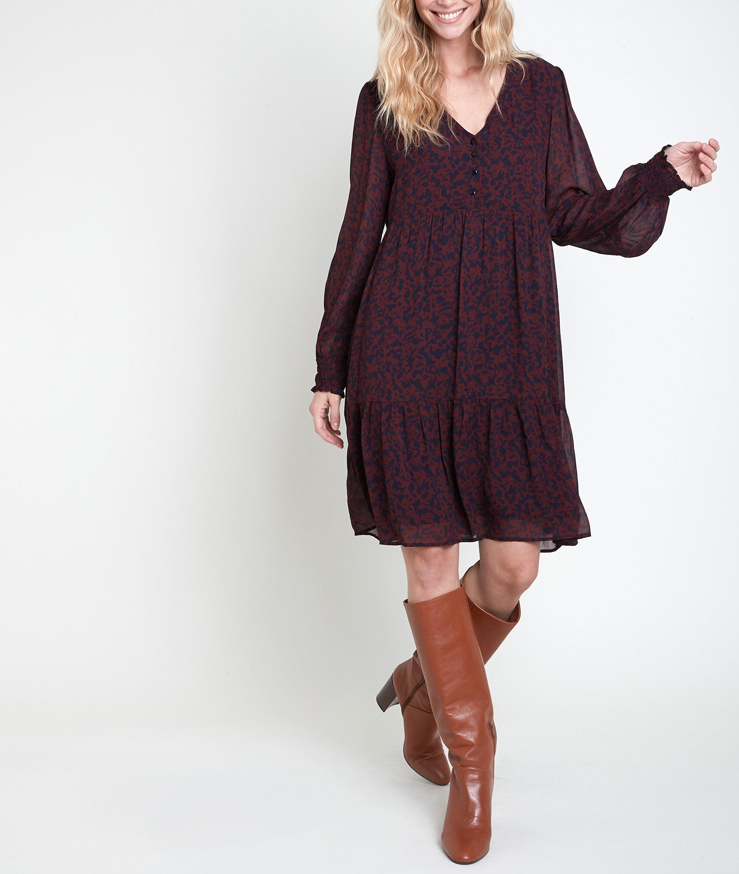 Robe imprimé fleuri Nikita Faume - seconde main