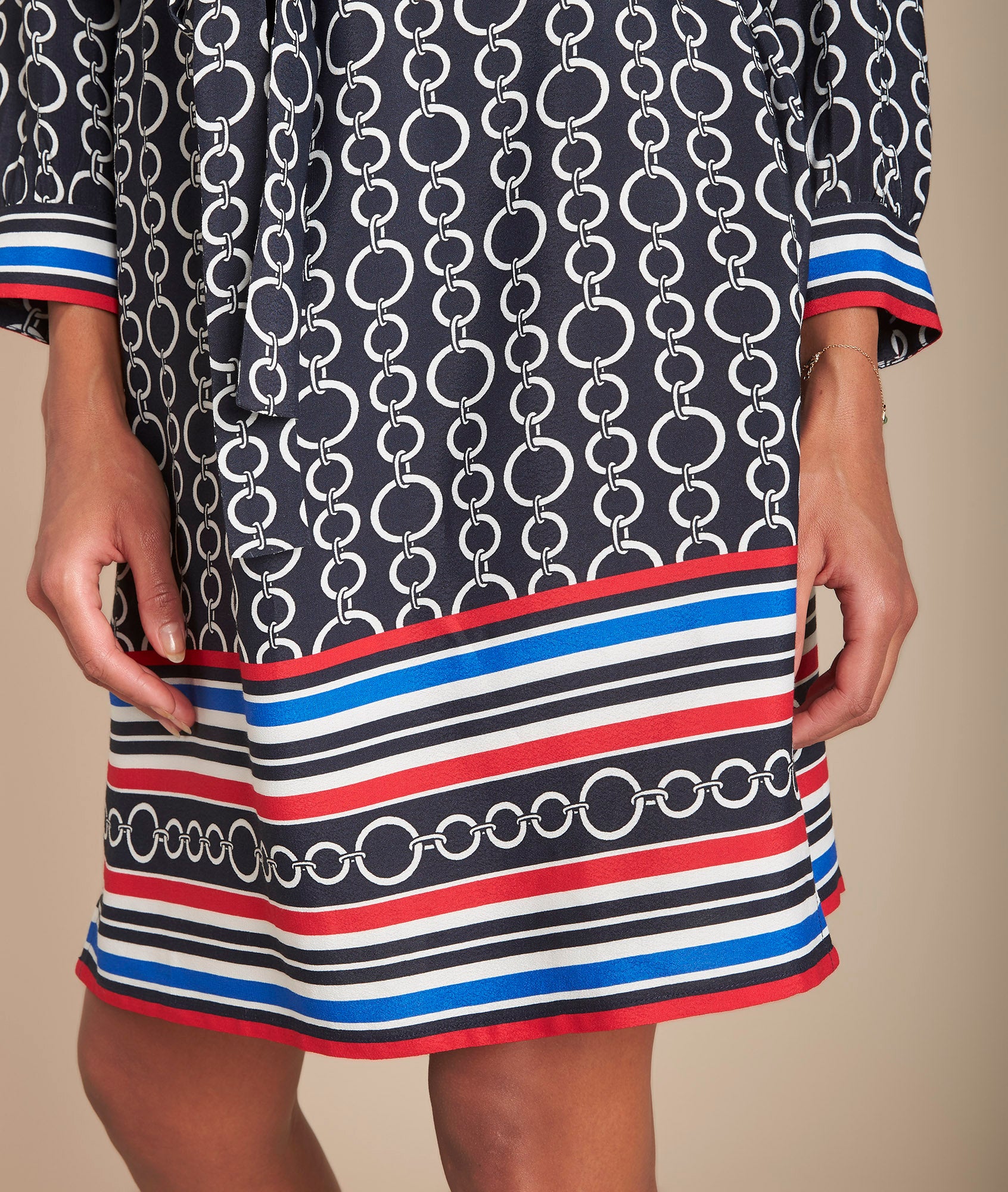 Robe imprimée ceinturée Ilissa Faume - seconde main