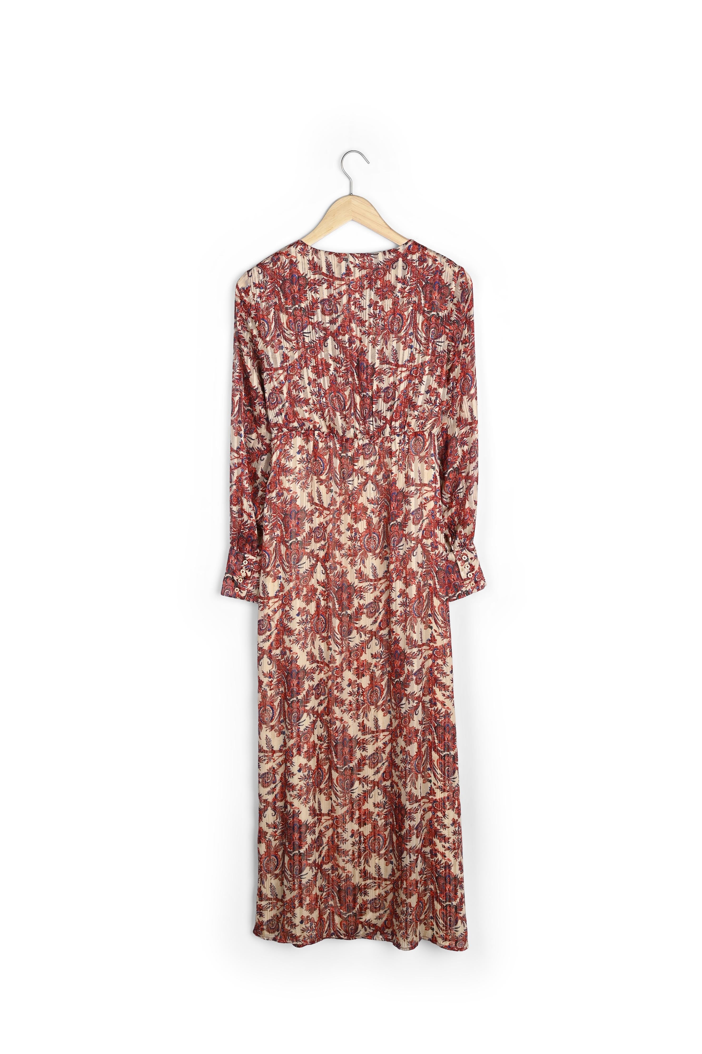 Robe longue imprimée bohème Cathel Faume - seconde main