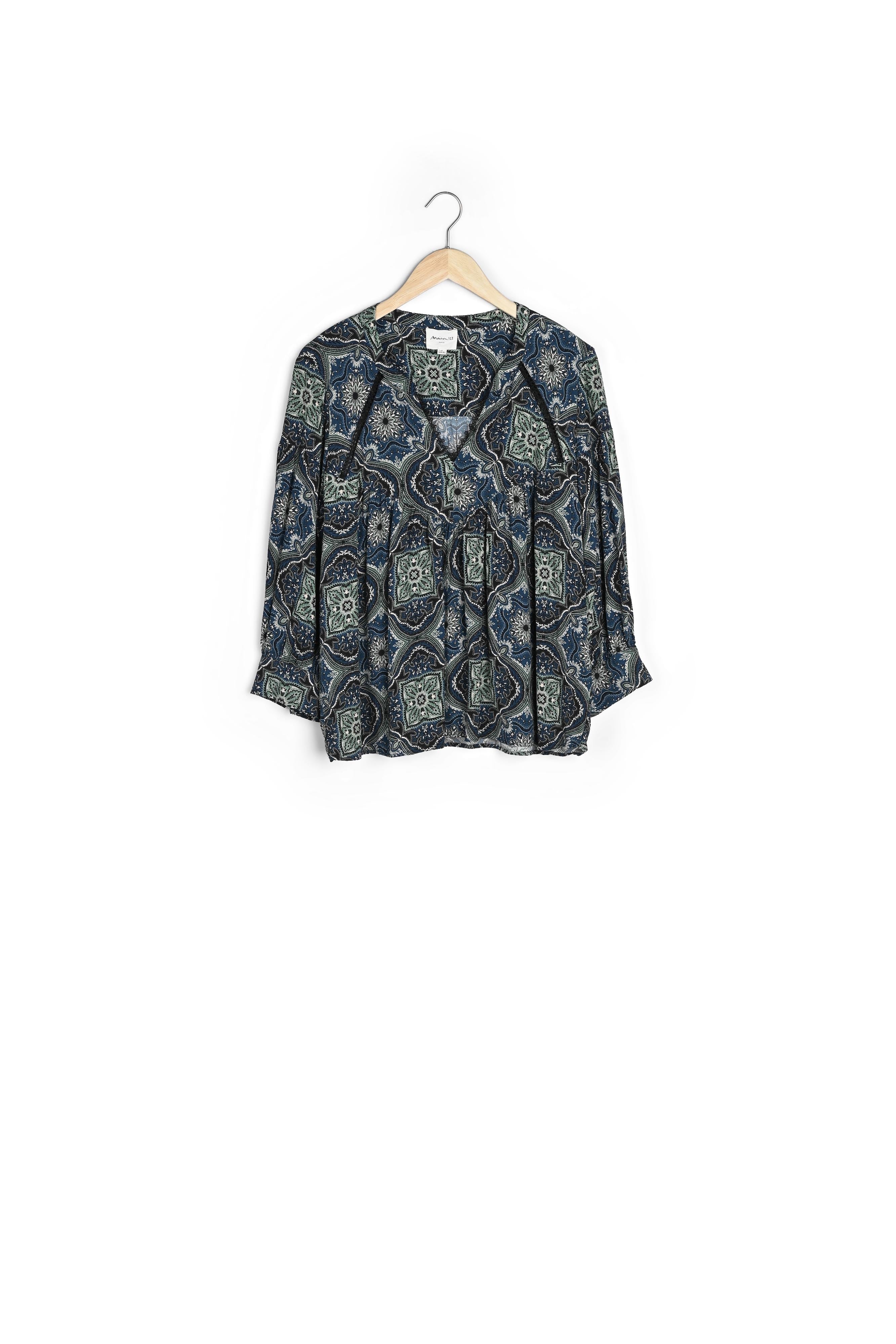 Blouse imprimé cachemire Marlene Faume - seconde main