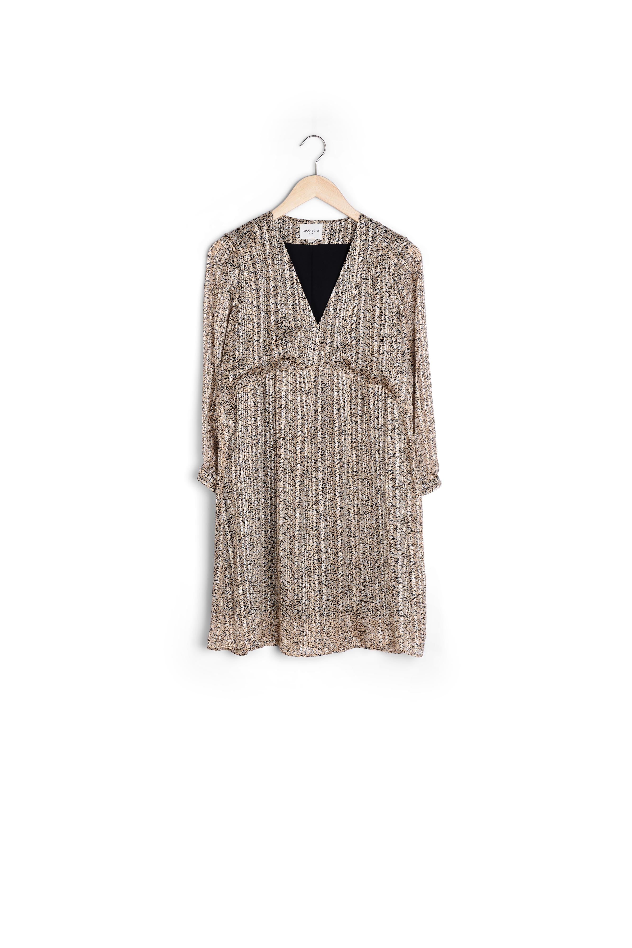 Robe imprimée lurex Lou Faume - seconde main