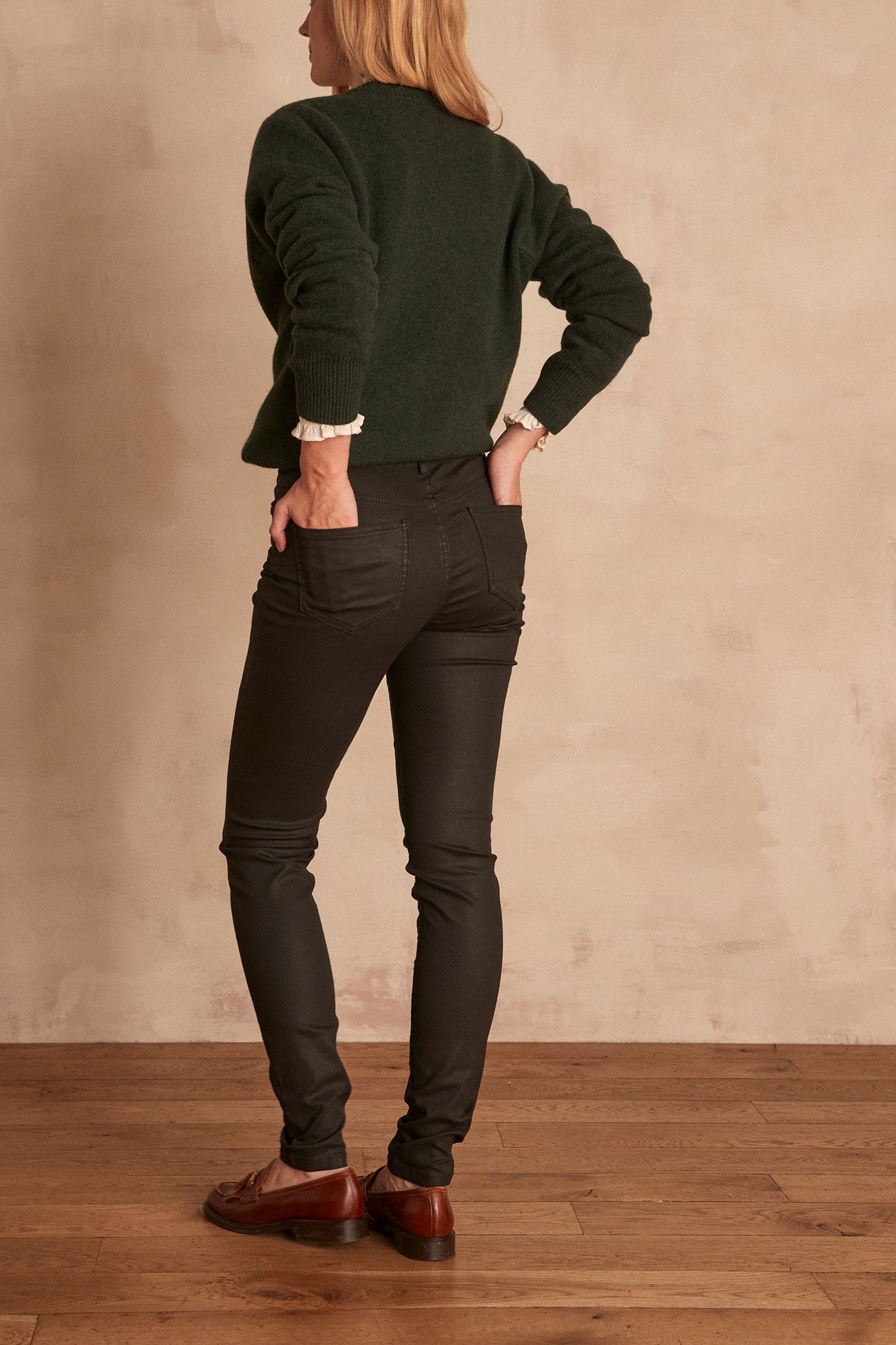 Jean slim enduit SUZY Faume - seconde main