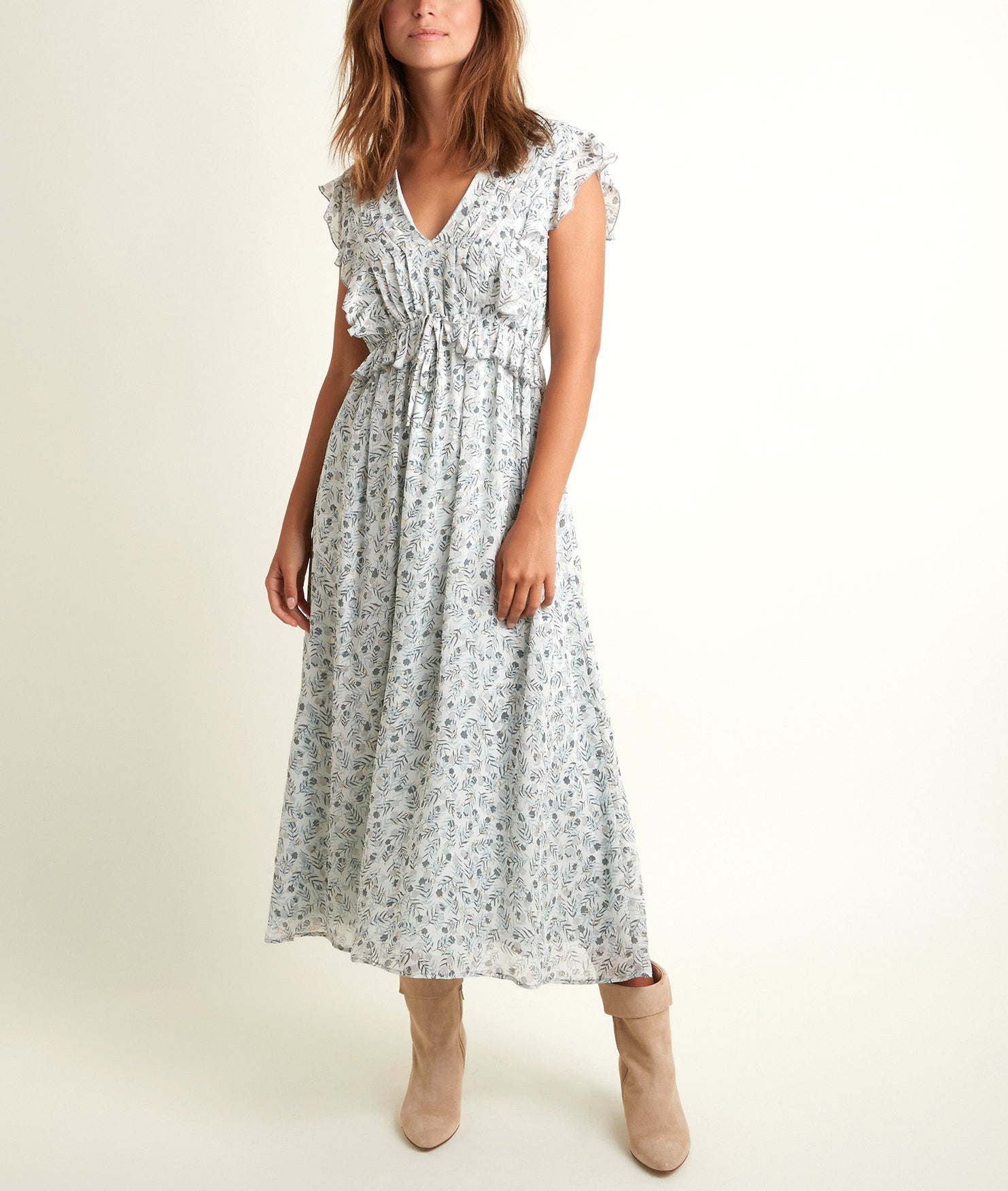 Robe longue imprimée Nora Faume - seconde main