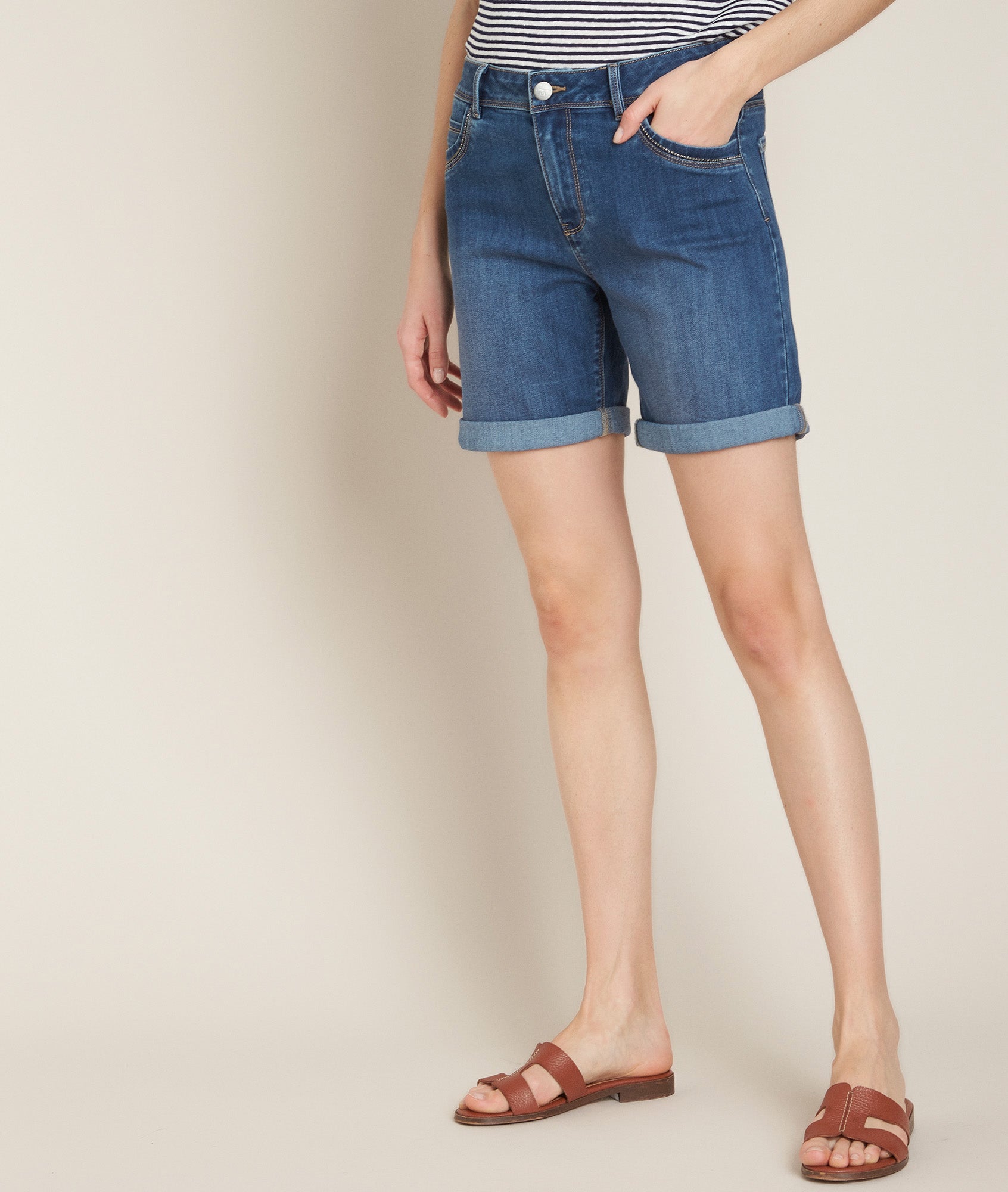 Short en jean Alba Faume - seconde main