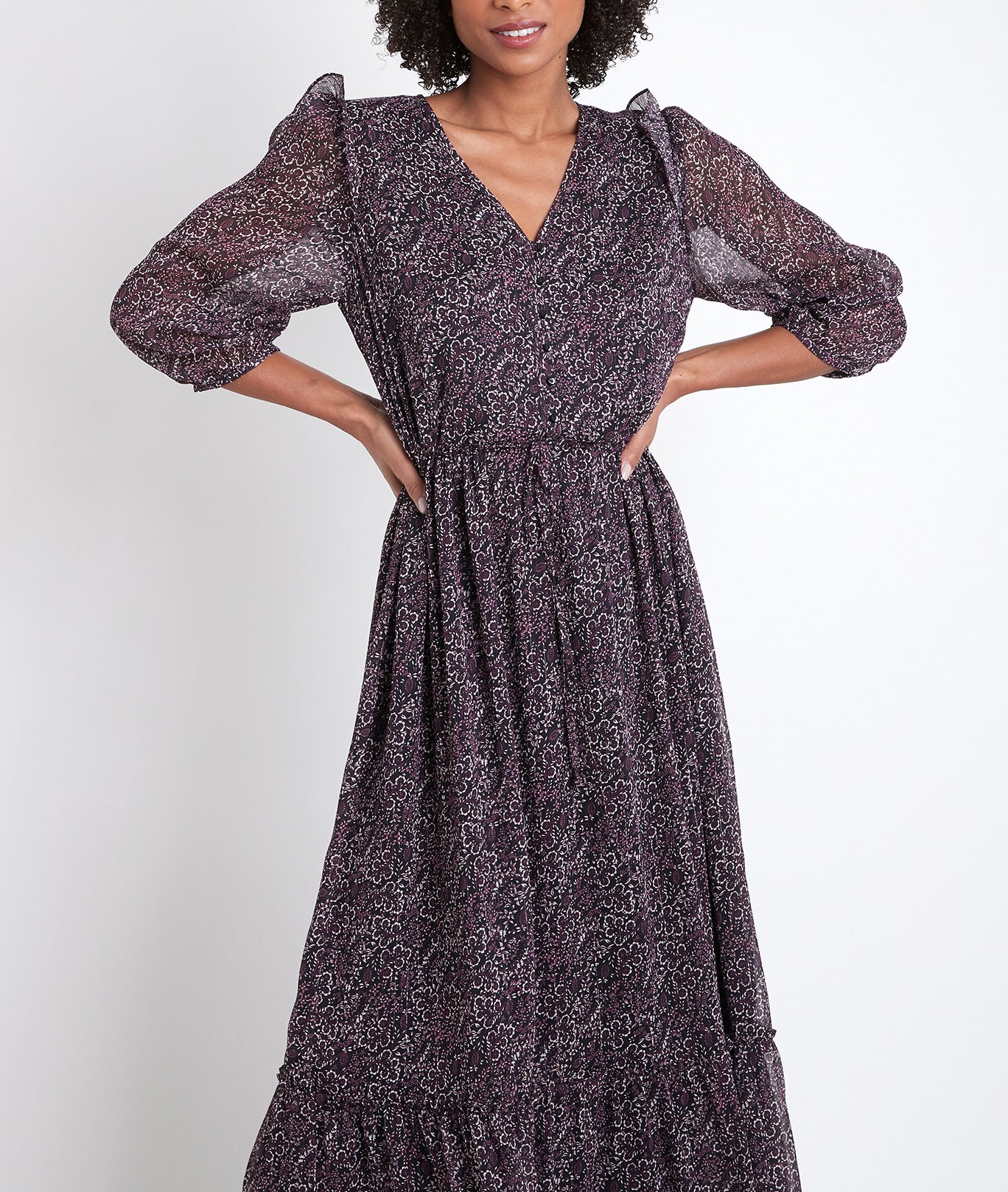 Robe longue imprimée Claire Faume - seconde main