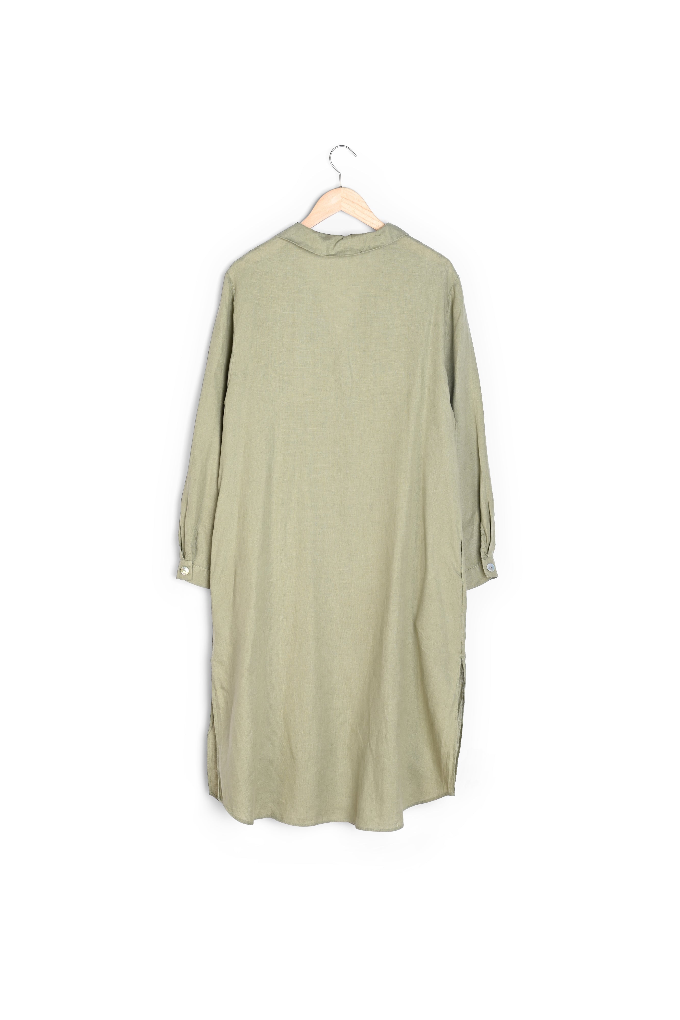 Robe chemise en lin Aicha Faume - seconde main