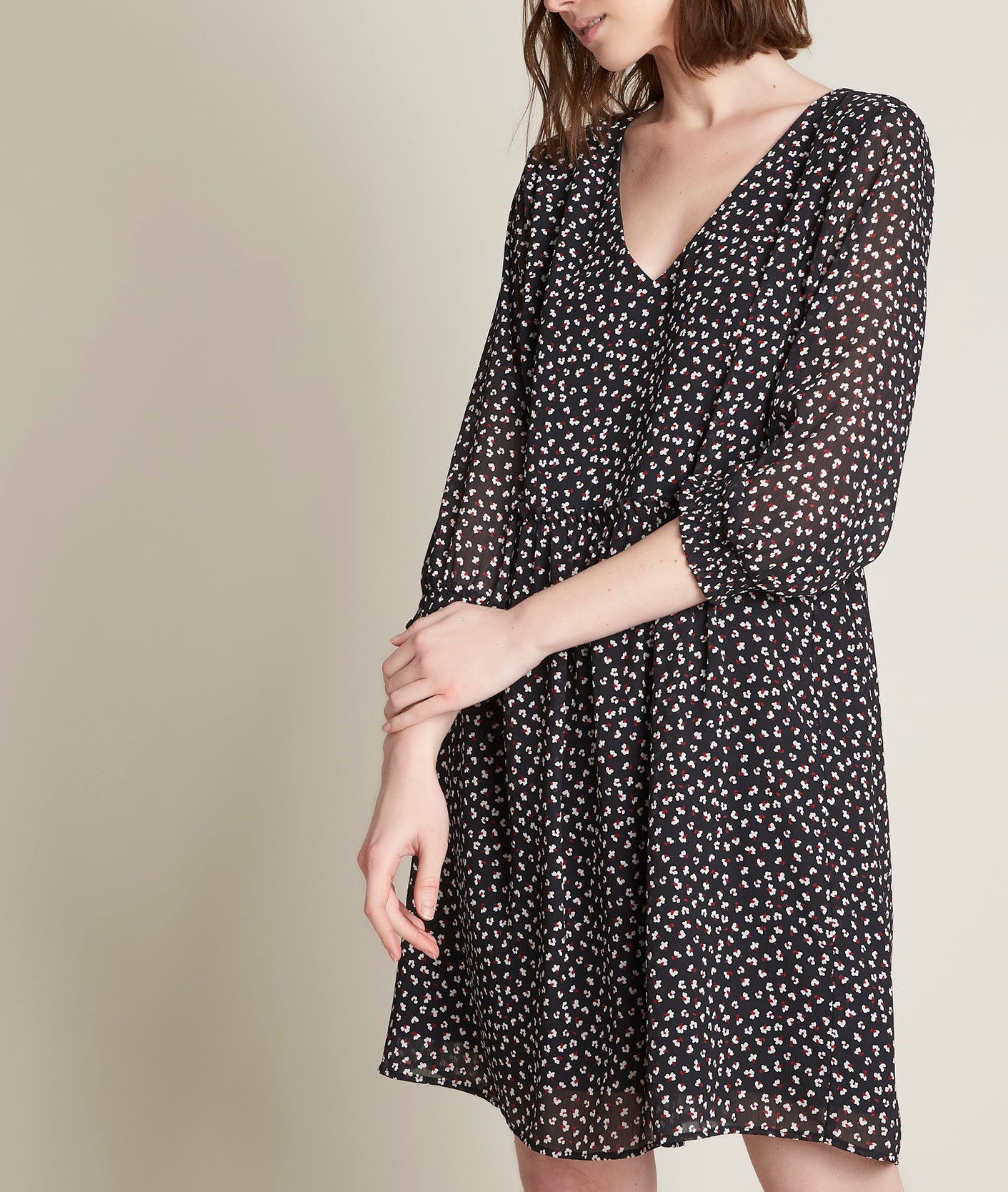 Robe courte imprimée Clarisse Faume - seconde main