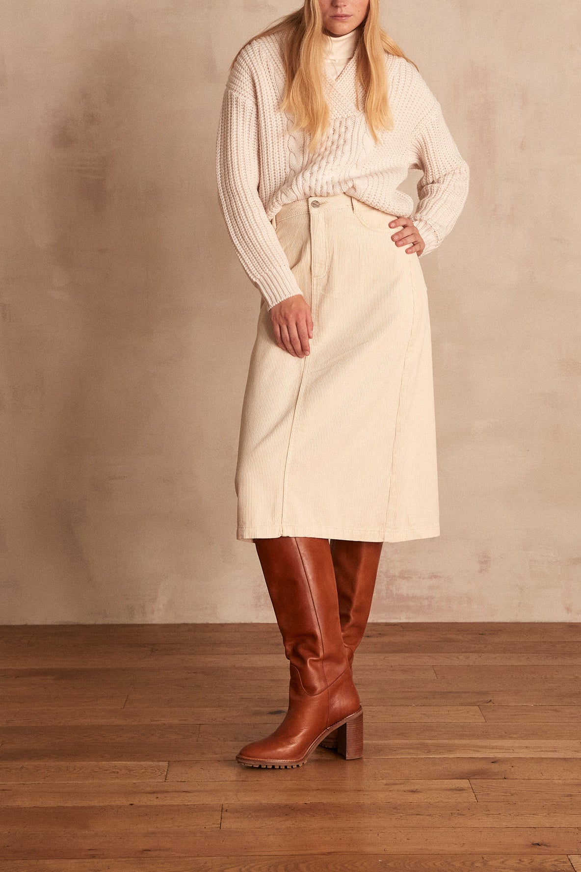 Jupe en velours KAYNE Faume - seconde main