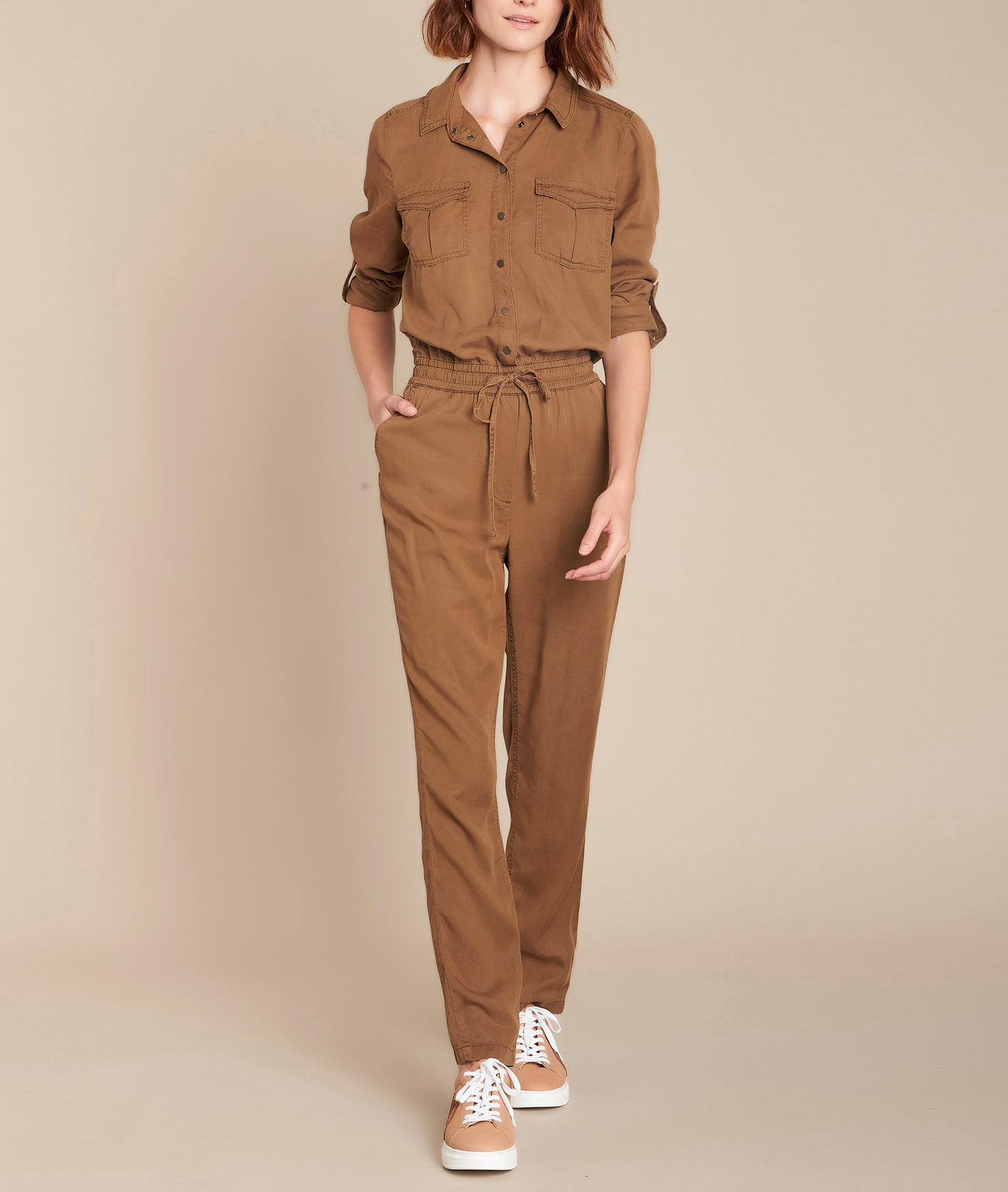 Combinaison terracotta en Tencel ® Irina Faume - seconde main