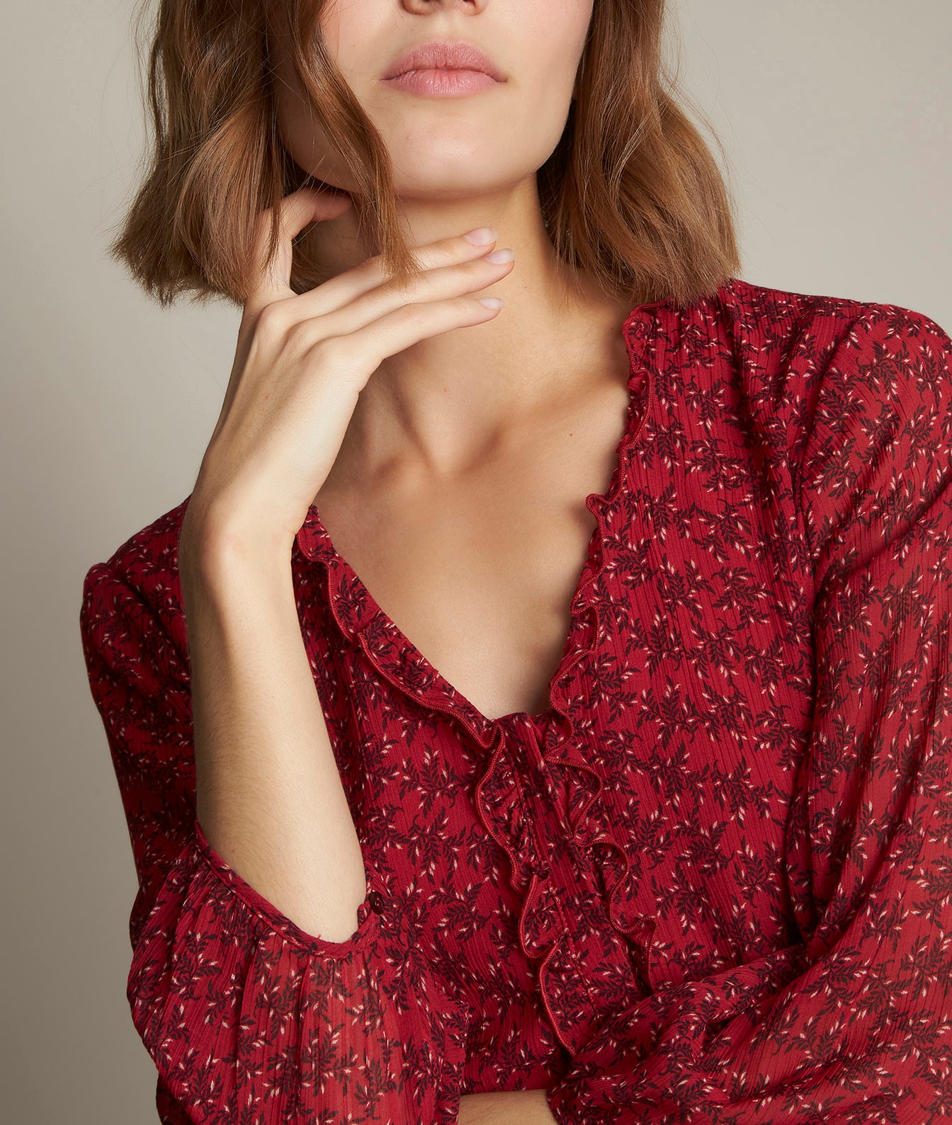 Blouse imprimée Marie Faume - seconde main