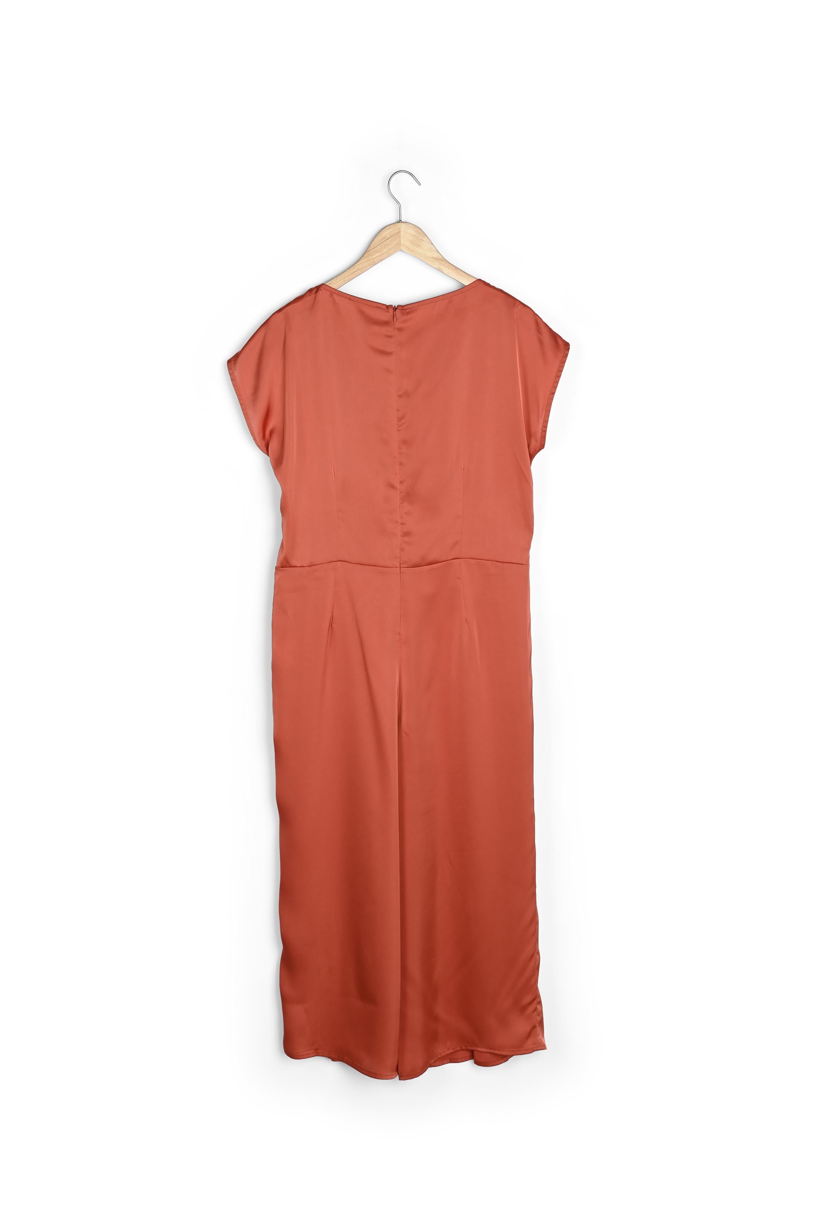 Combinaison rouille fluide satinée Holy Faume - seconde main