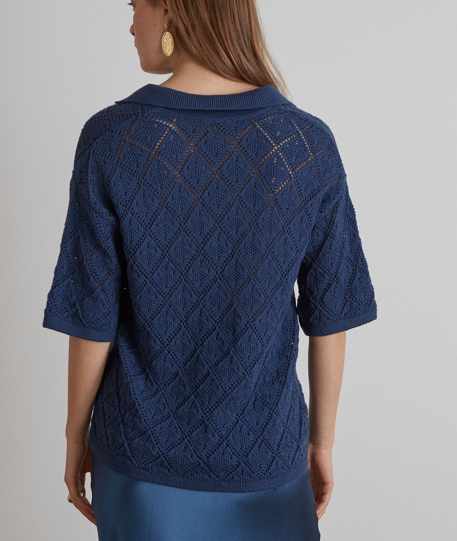 Top en crochet Murray Faume - seconde main