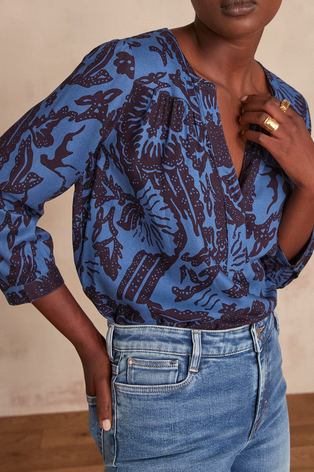 Blouse Loana Faume - seconde main