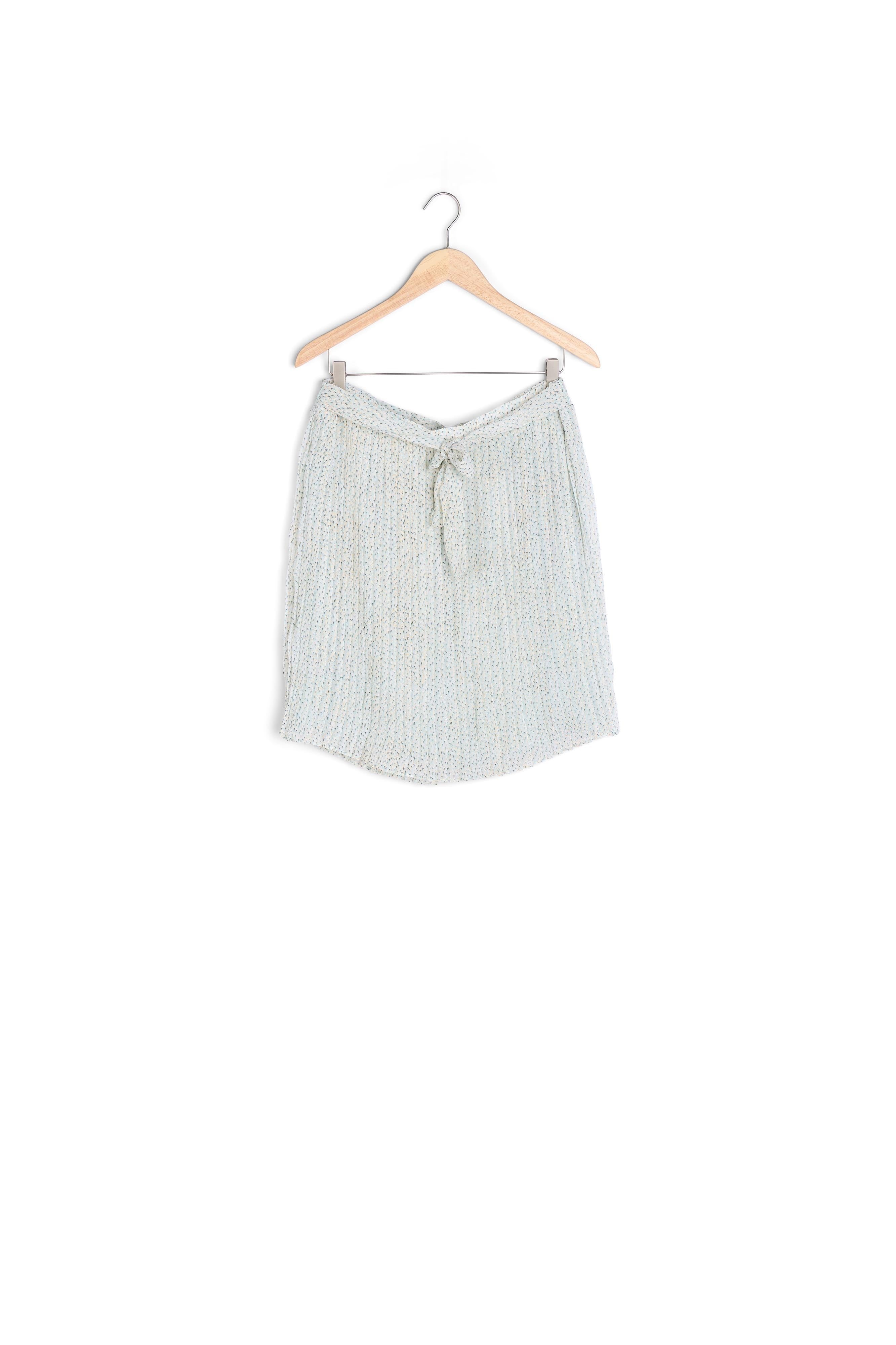 Jupe plissée imprimée Gisèle Faume - seconde main