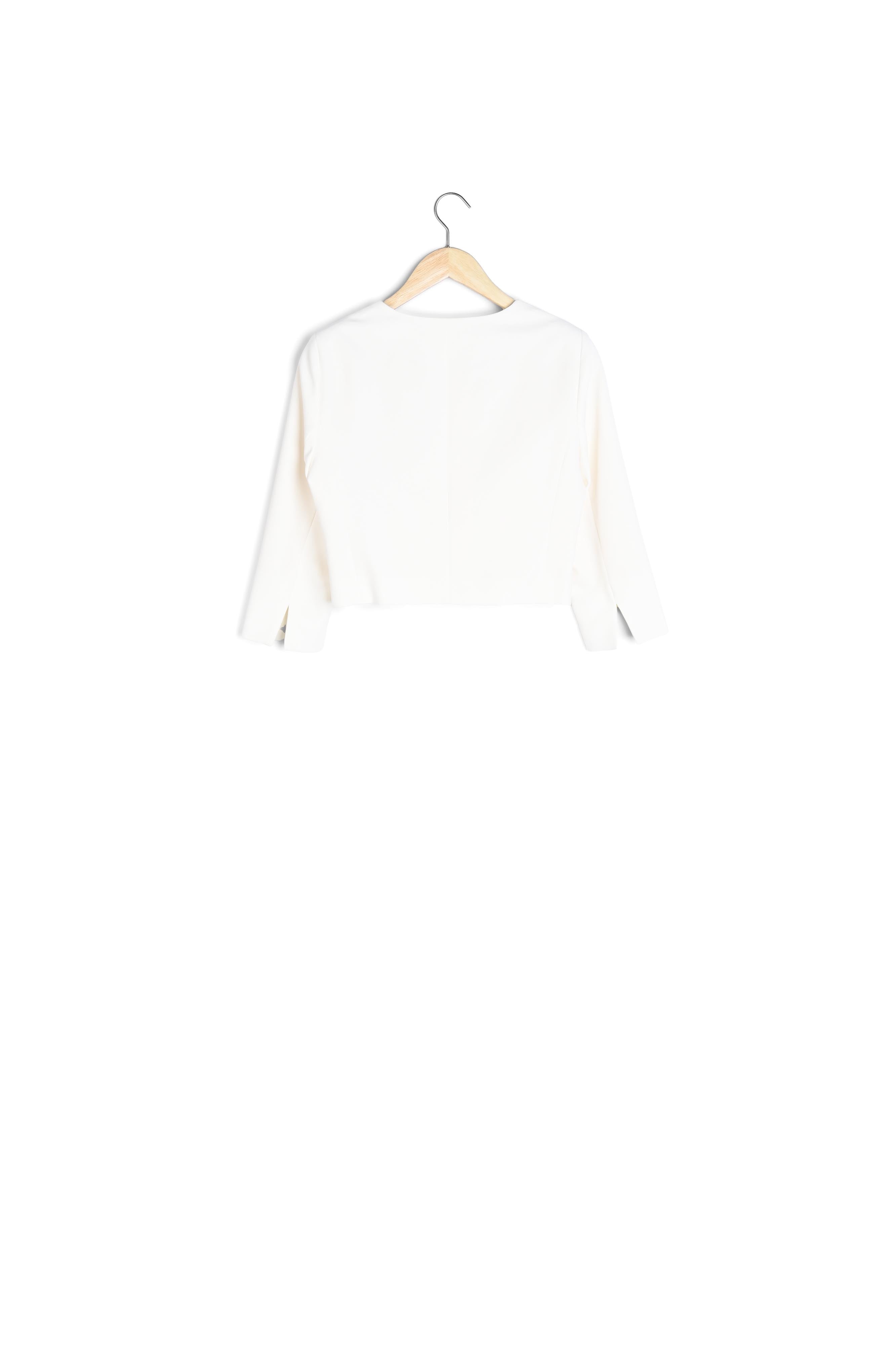 Boléro ajusté écru Lalie Faume - seconde main