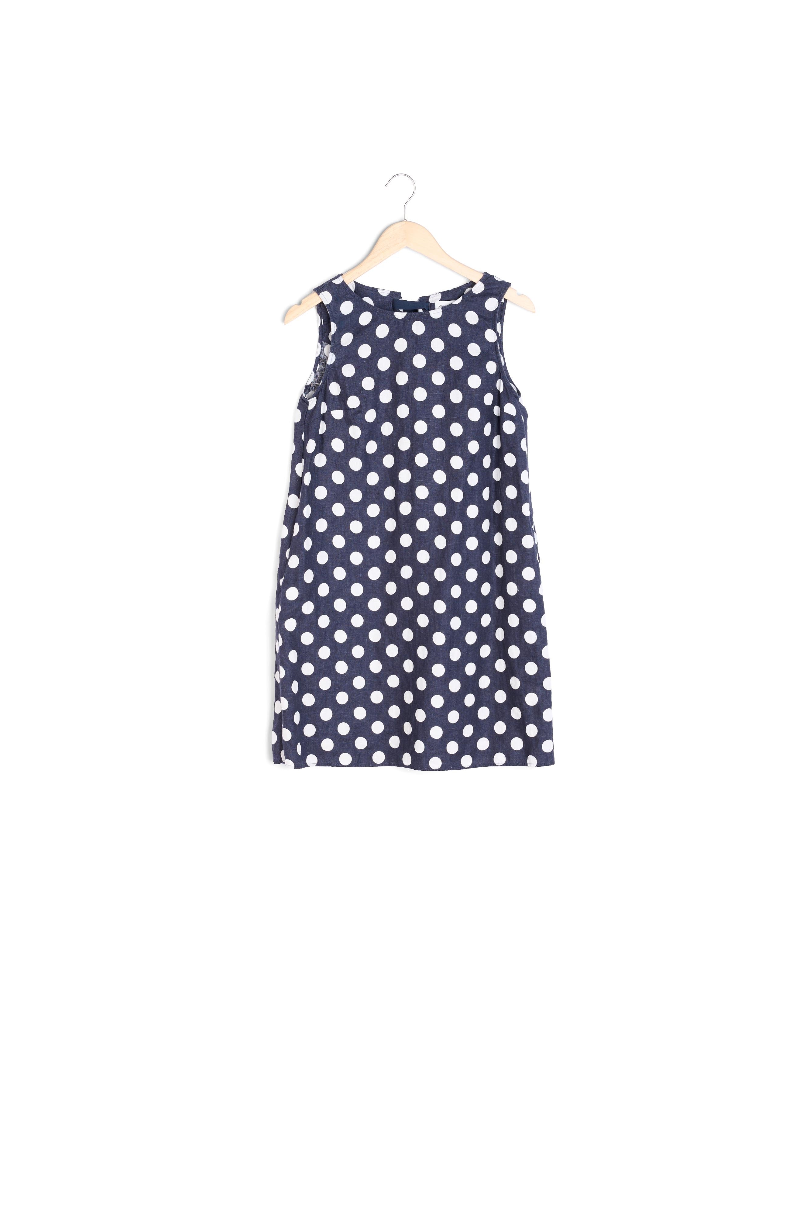 Robe en lin à pois Rosie Faume - seconde main