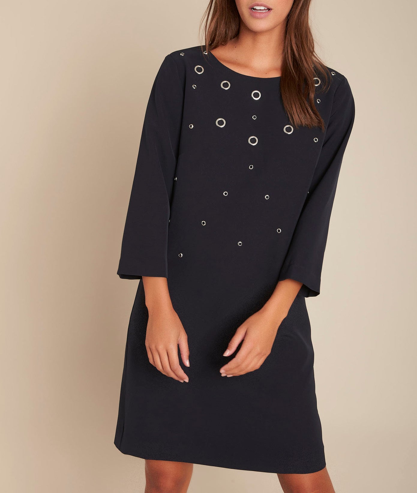 Robe drotie à oeillets Ivi Faume - seconde main