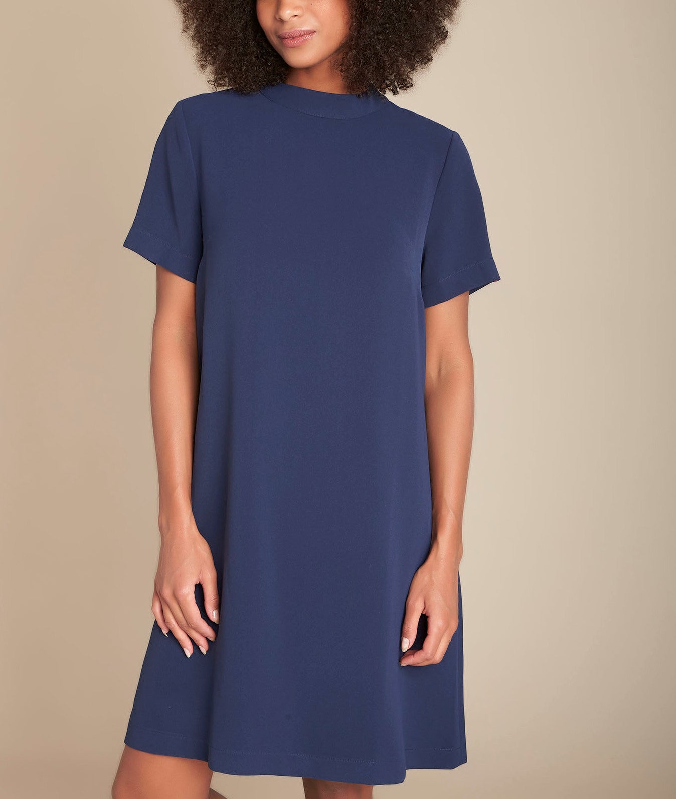 Robe droite marine Irmine Faume - seconde main