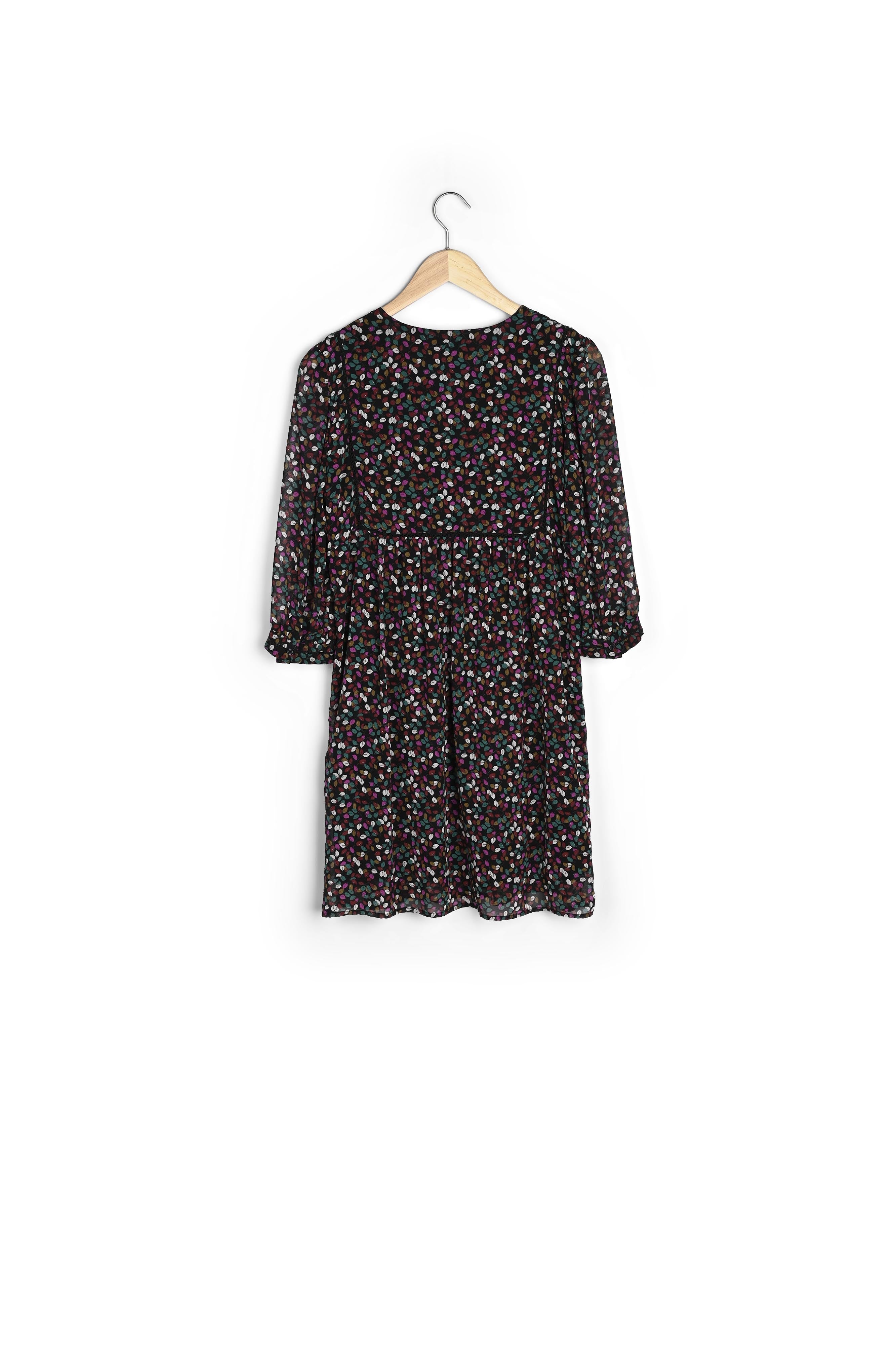 Robe imprimé feuille Isaline Faume - seconde main