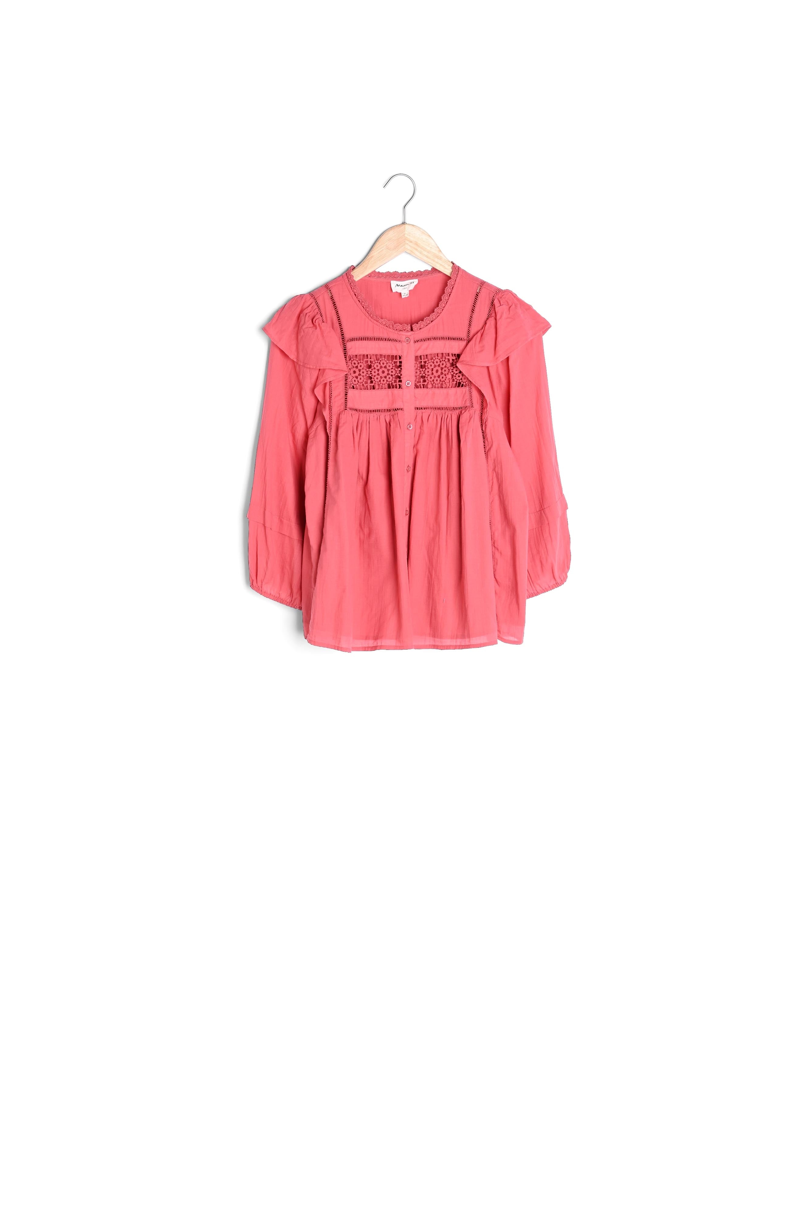 Blouse en coton dentelle Talia Faume - seconde main